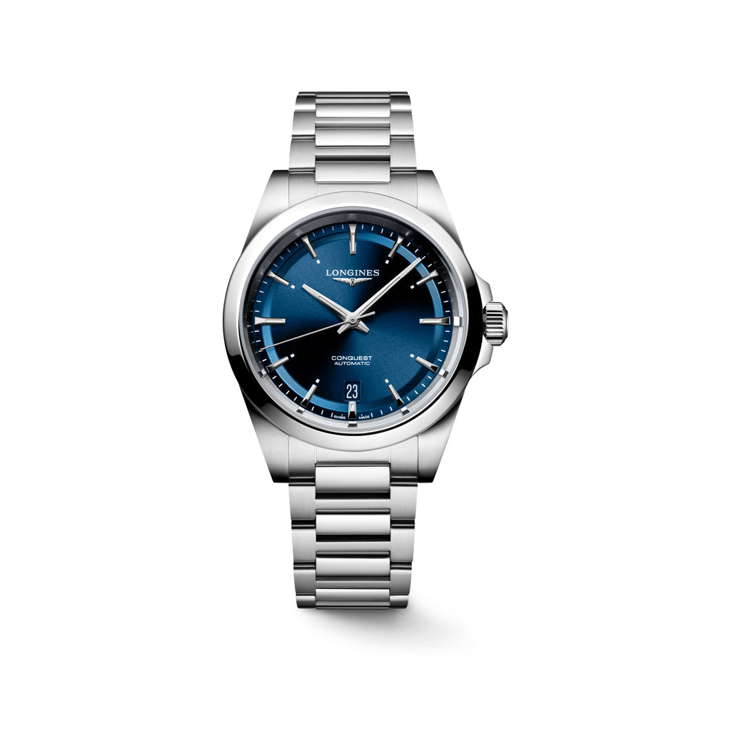 Reloj Longines Conquest Automático Dial Azul L3.720.4.92.6
