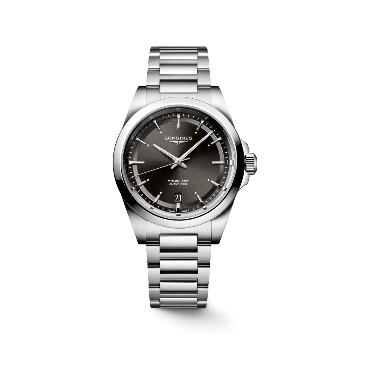 Reloj Longines Conquest Automático Dial Negro L3.720.4.52.6