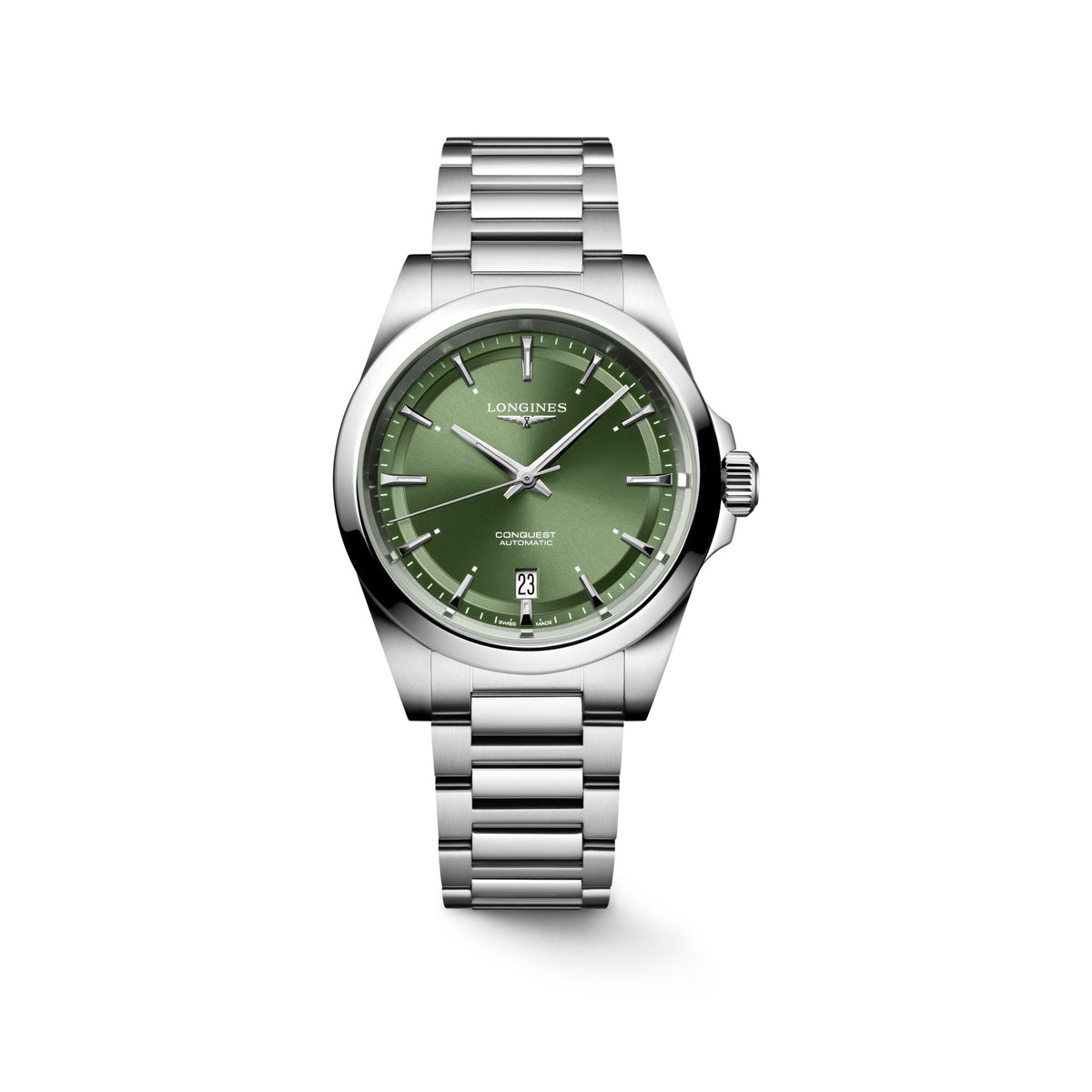 Reloj Longines Conquest Automático Dial Verde L3.720.4.02.6