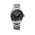 Reloj Longines Spirit Zulu Time Automático Dial Antracita L3.802.4.63.6