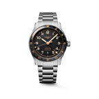 Reloj Longines Spirit Zulu Time 42mm Automático Dial Negro L3.812.4.50.6