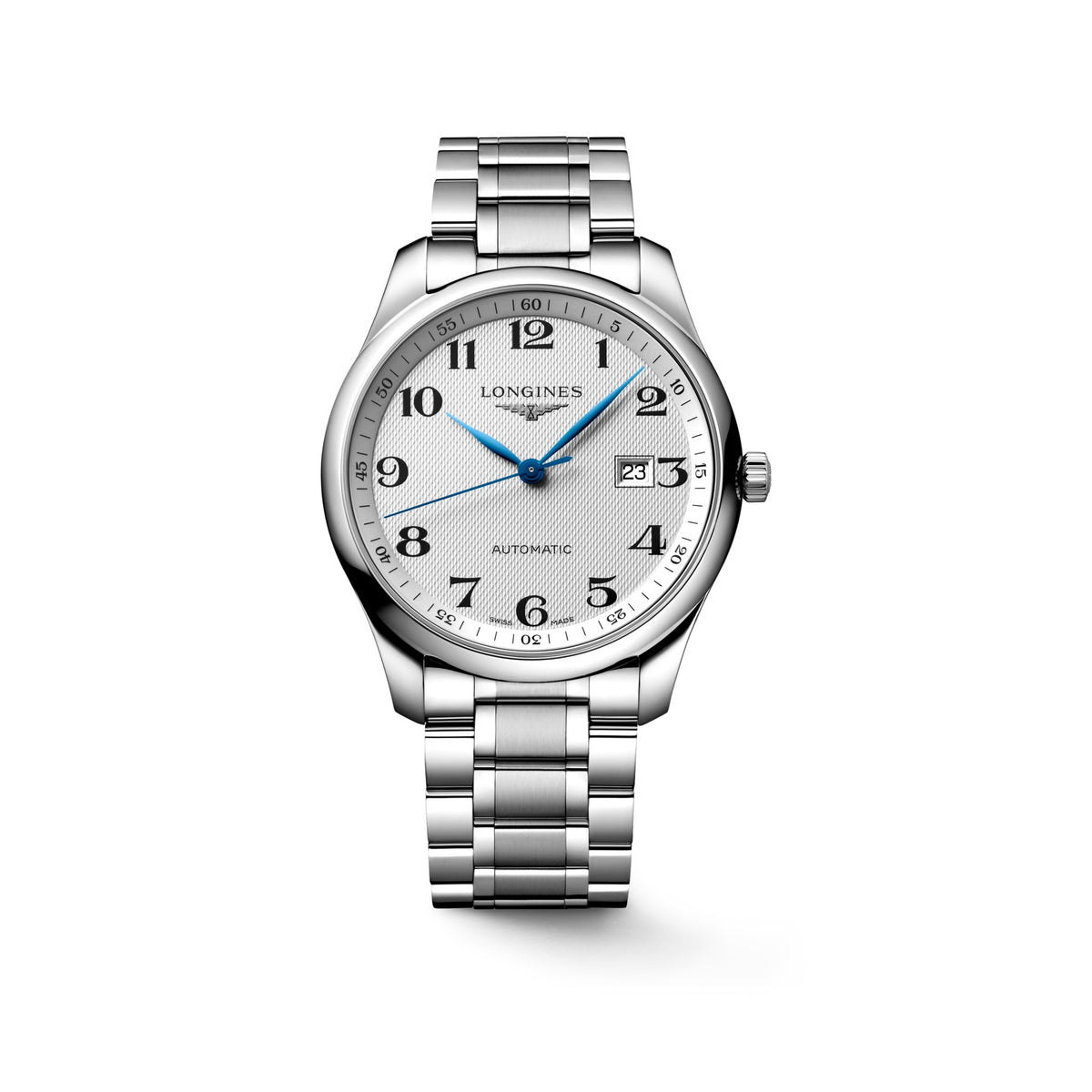 Reloj Longines Master Collection Automático Dial Plateado Barleycorn L2.893.4.78.6