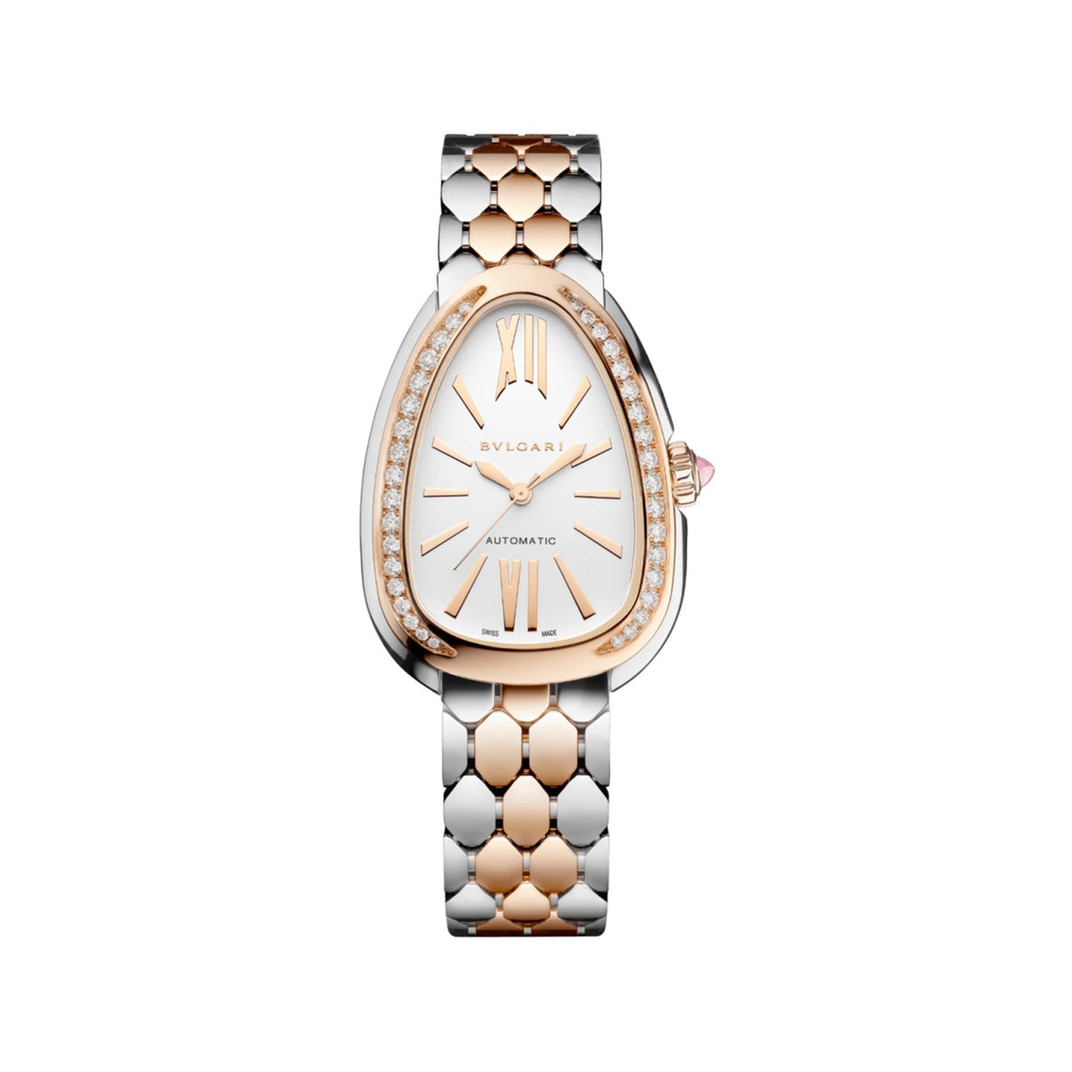 Bvlgari Serpenti Seduttori Diamante Dial Blanco Opalino 104058