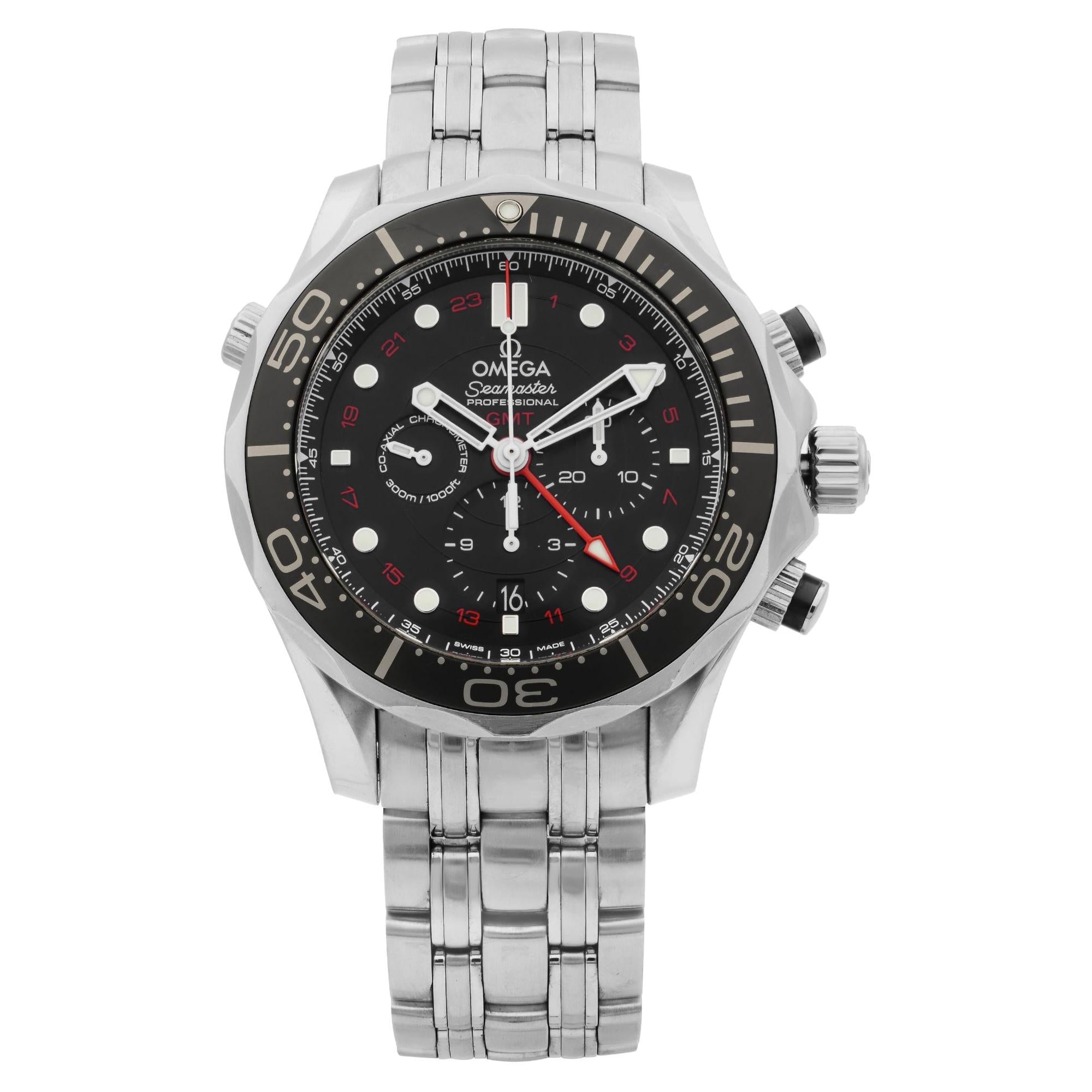 Omega Seamaster Diver 300M GMT Chronograph 212.30.44.52.01.001