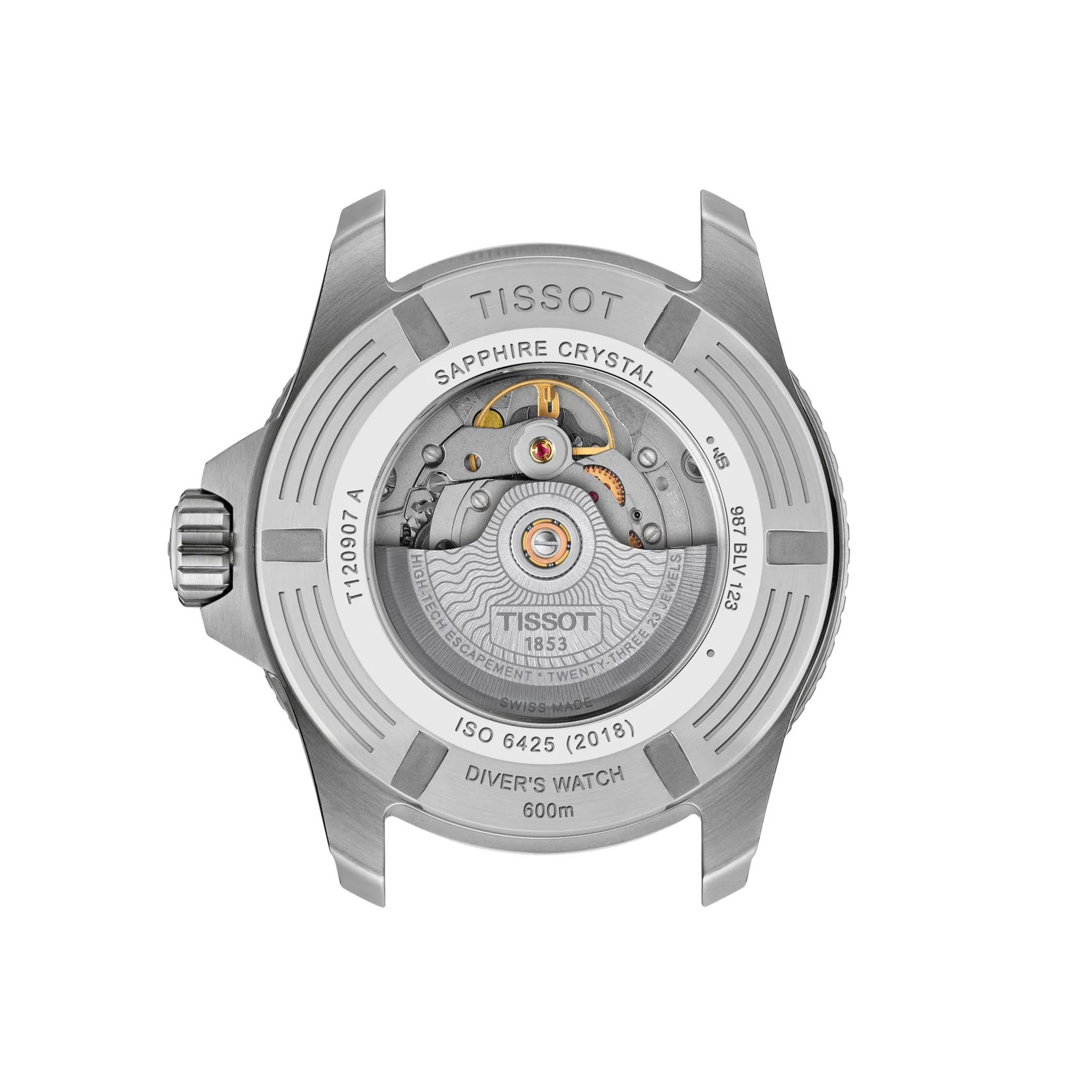 Tissot Seastar 2000 44mm T120.907.17.281.00 - vista posterior