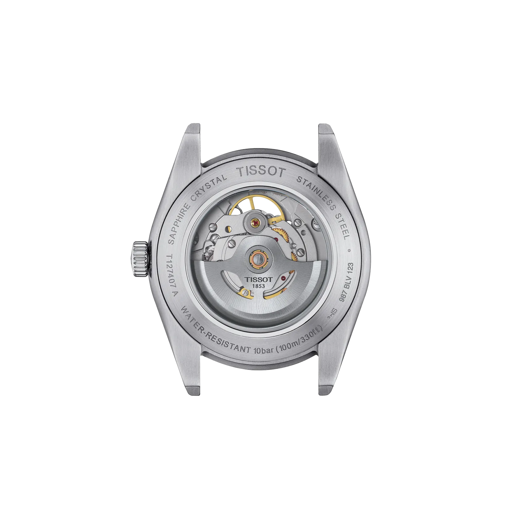 Tissot Gentleman T127.407.11.081.00 vista posterior