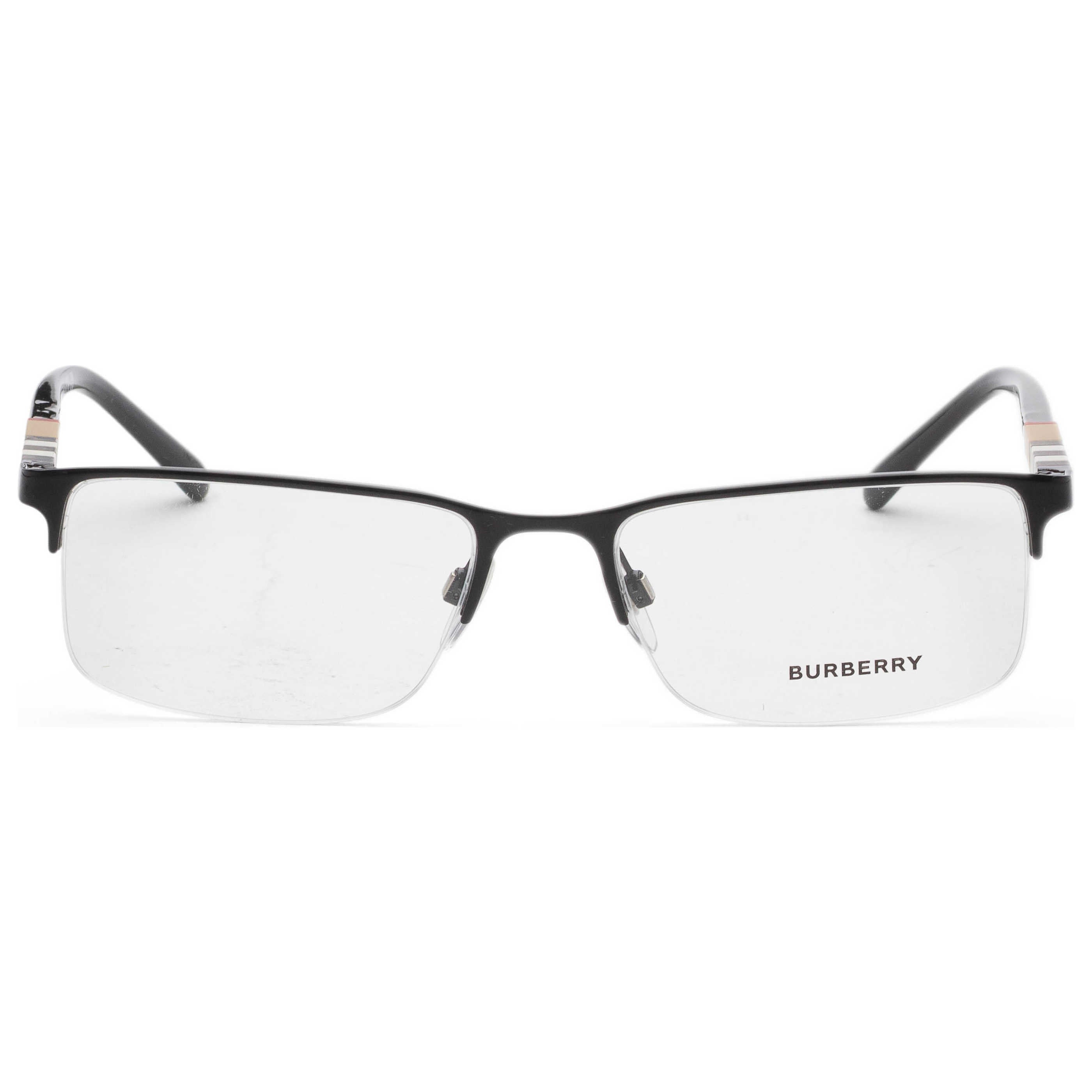 Gafas Oftálmicas Burberry Negro Rectangular BE1282-1001-55