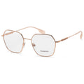 Gafas Oftálmicas Burberry Rosa Dorado Geométrica BE1381-1337-54