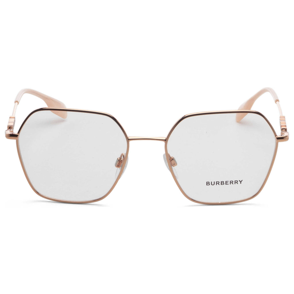 Gafas Oftálmicas Burberry Rosa Dorado Geométrica BE1381-1337-54