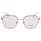 Gafas Oftálmicas Burberry Rosa Dorado Geométrica BE1381-1337-54