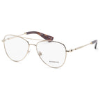 Gafas Oftálmicas Burberry Dorado Aviador BE1386-1109-55
