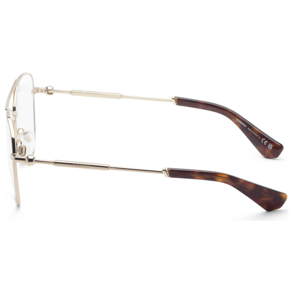 Gafas Oftálmicas Burberry Dorado Aviador BE1386-1109-55