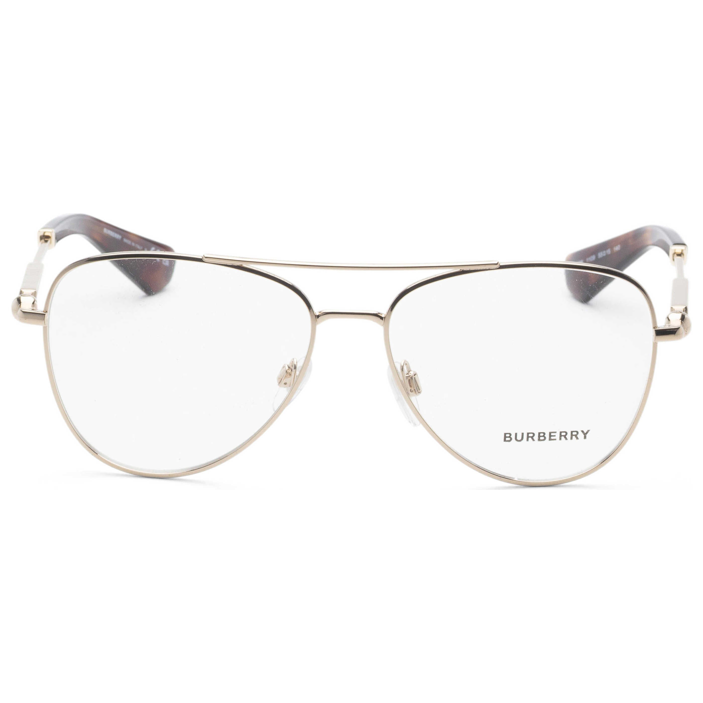 Gafas Oftálmicas Burberry Dorado Aviador BE1386-1109-55