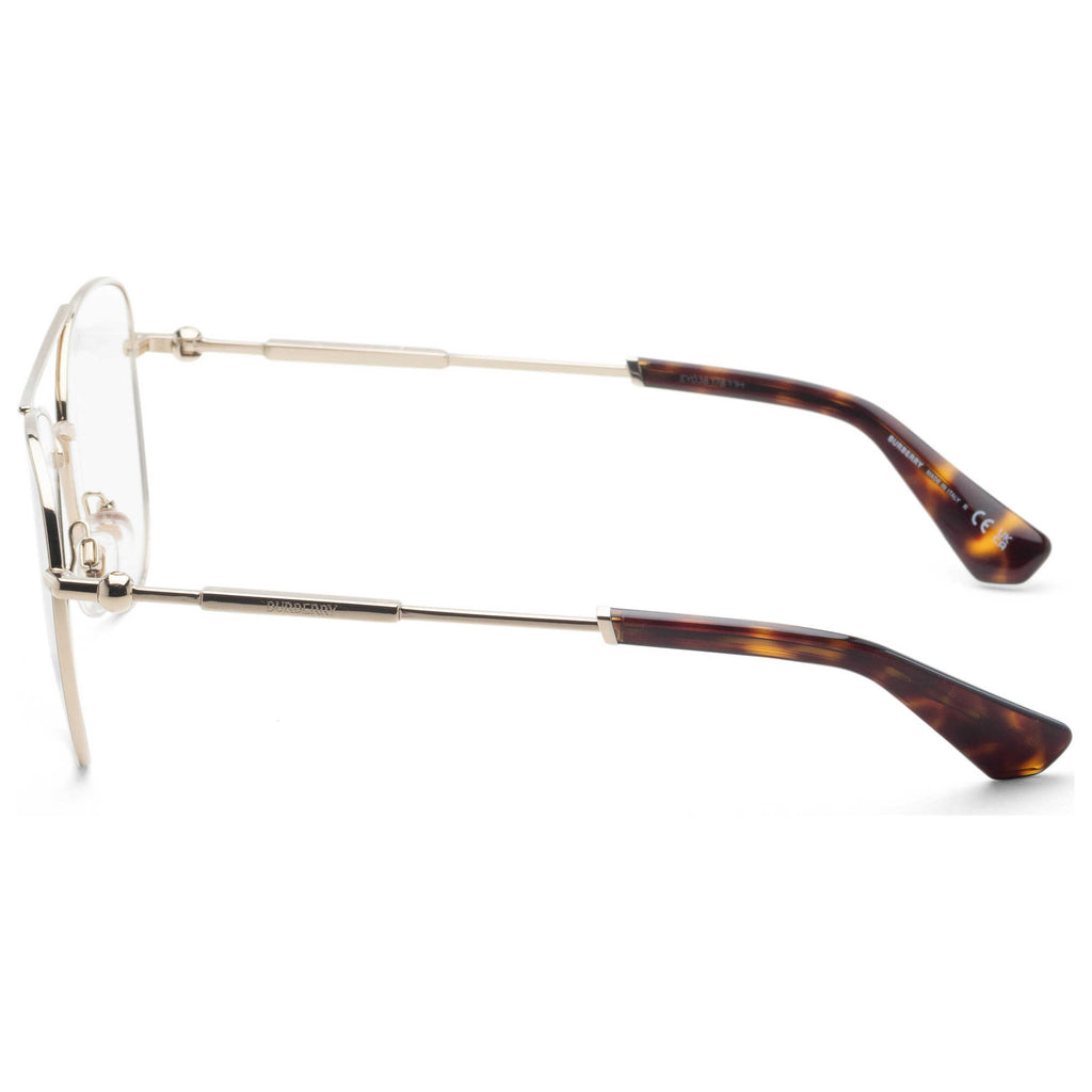 Gafas Oftálmicas Burberry Dorado Aviador BE1386-1109-57