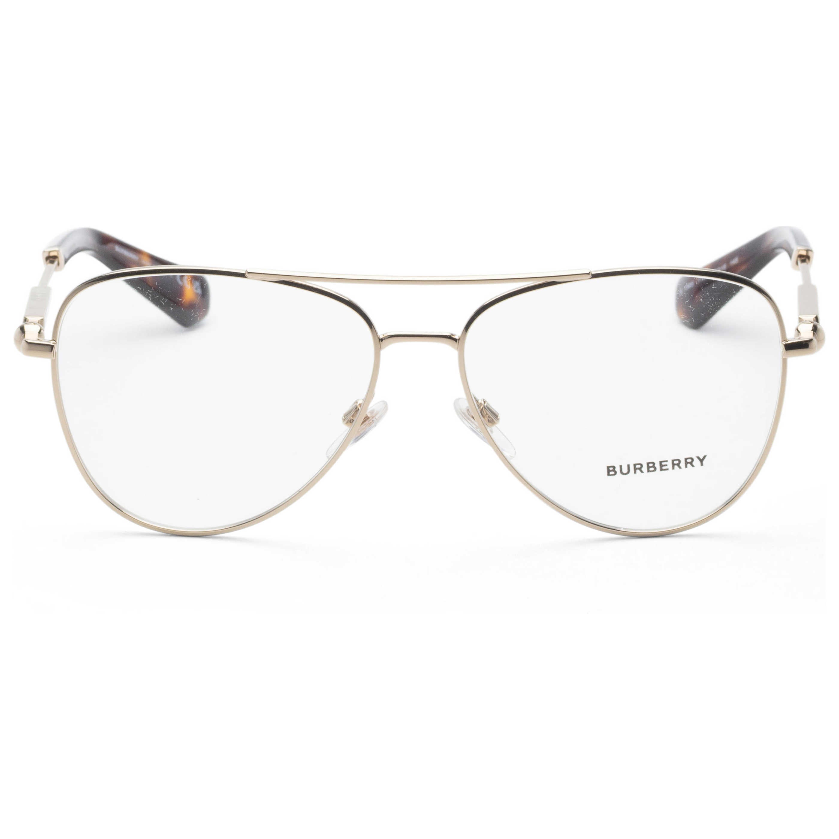 Gafas Oftálmicas Burberry Dorado Aviador BE1386-1109-57