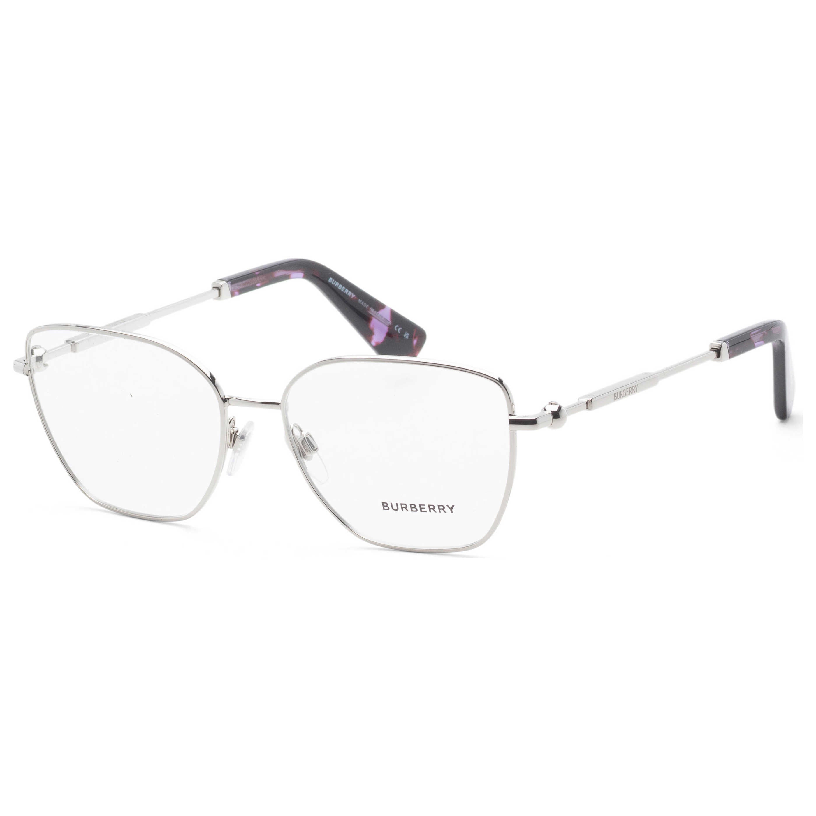 Gafas Oftálmicas Burberry Plateado Cat-Eye BE1390-1005-56