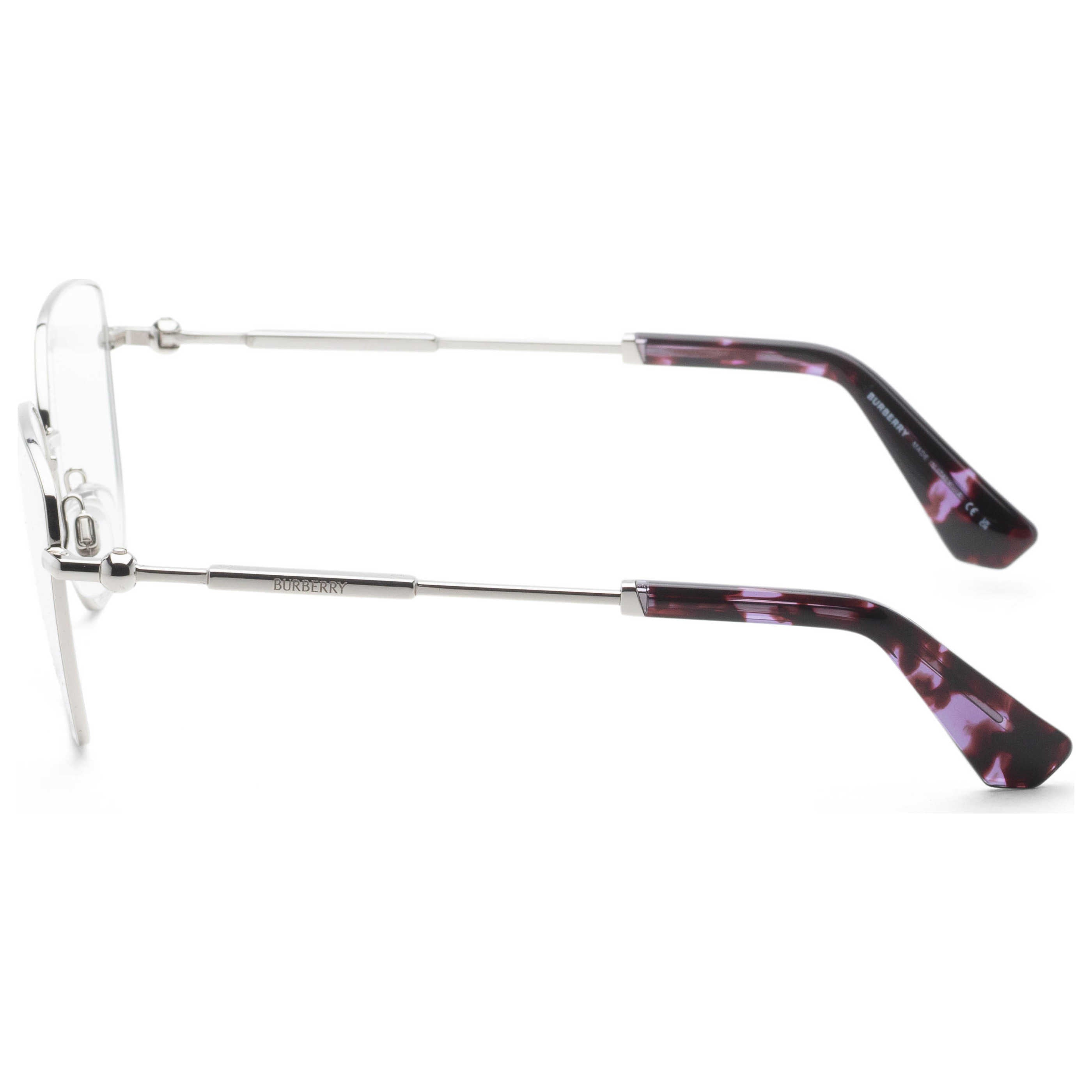 Gafas Oftálmicas Burberry Plateado Cat-Eye BE1390-1005-56