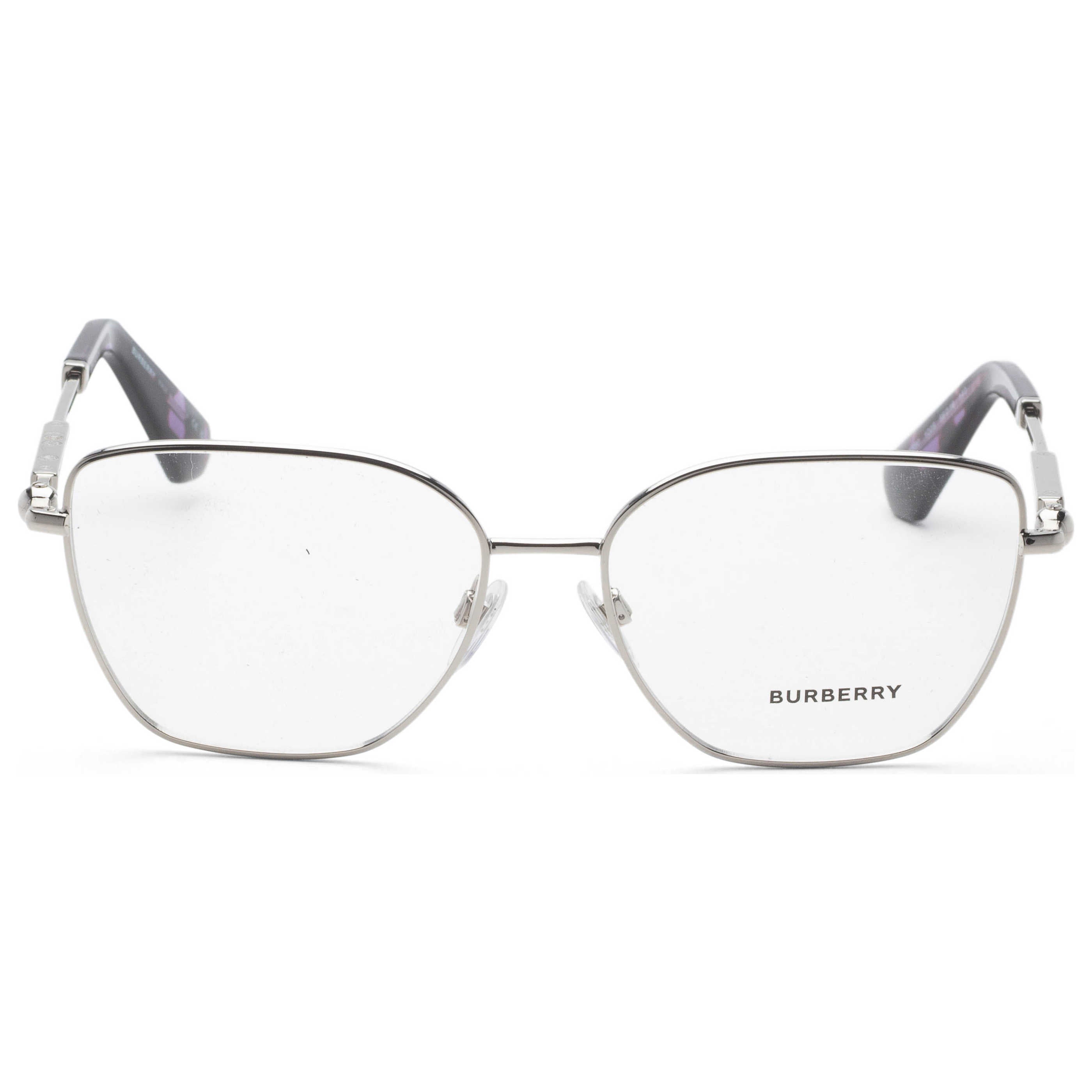 Gafas Oftálmicas Burberry Plateado Cat-Eye BE1390-1005-56