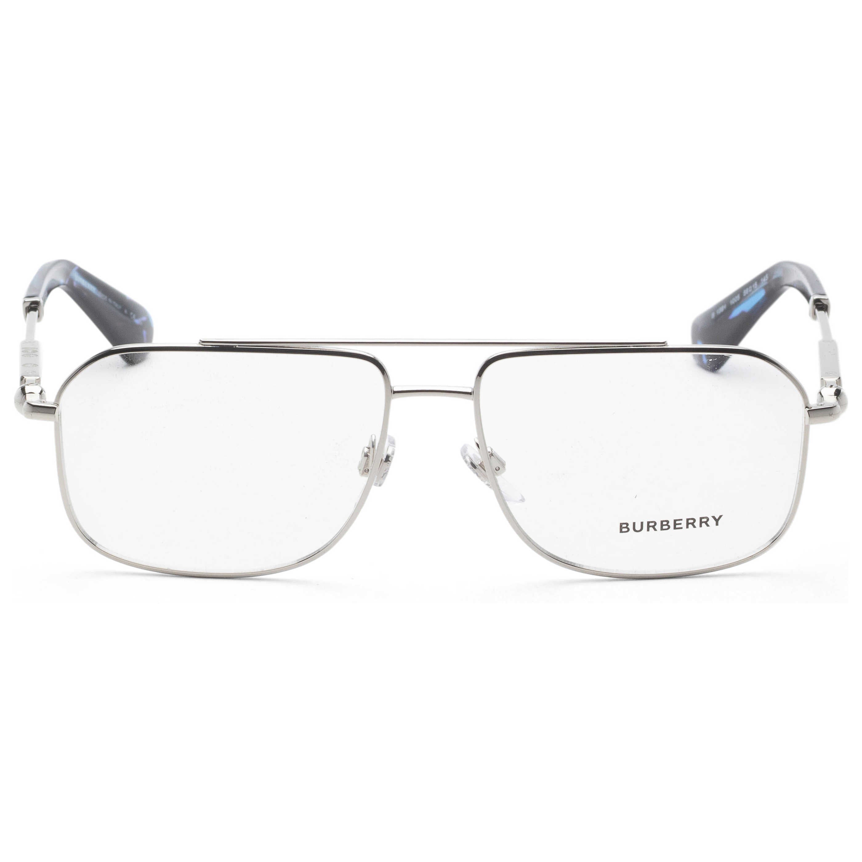 Gafas Oftálmicas Burberry Plateado Rectangular BE1391-1005-56