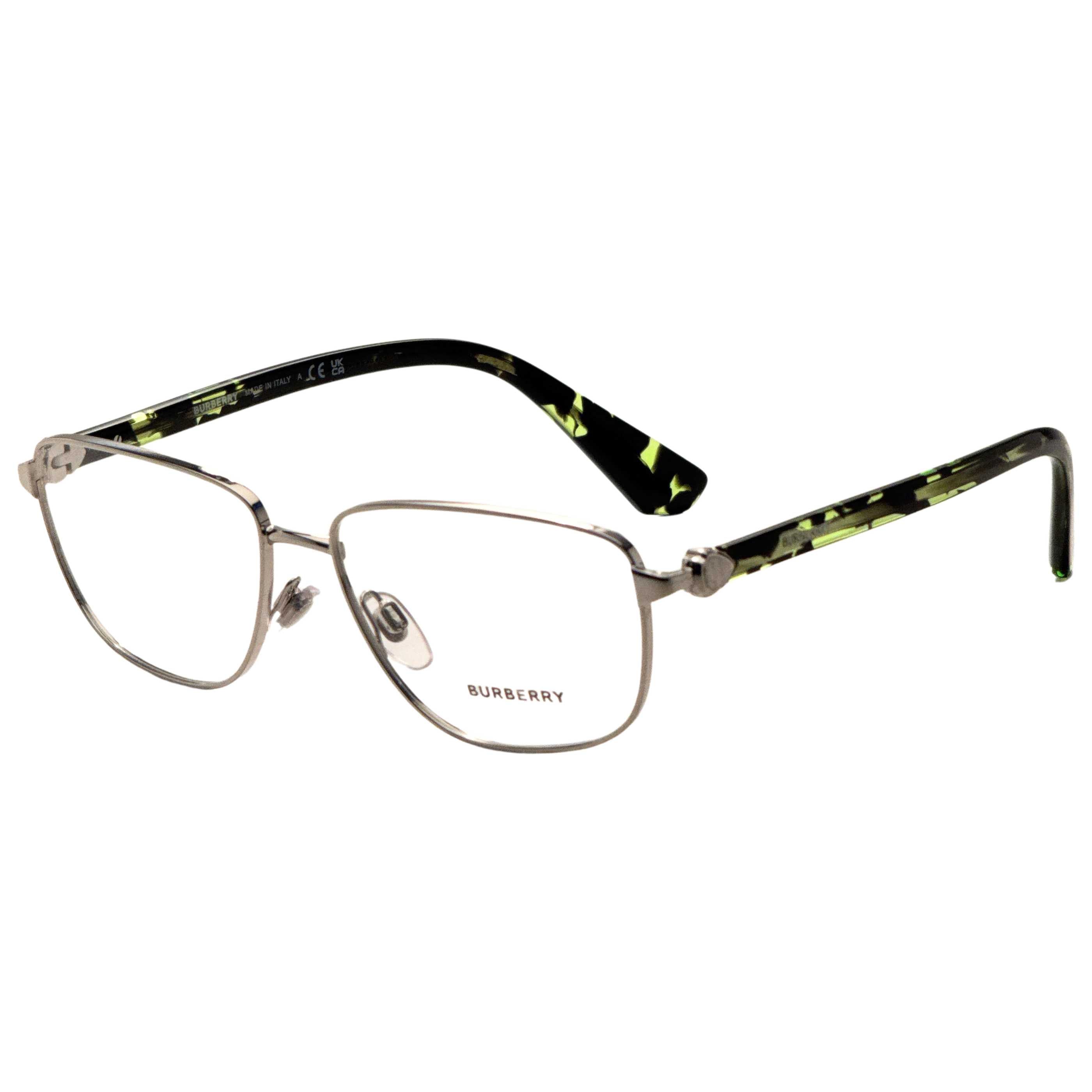 Gafas Oftálmicas Burberry Plateado Rectangular BE1393-1005-57