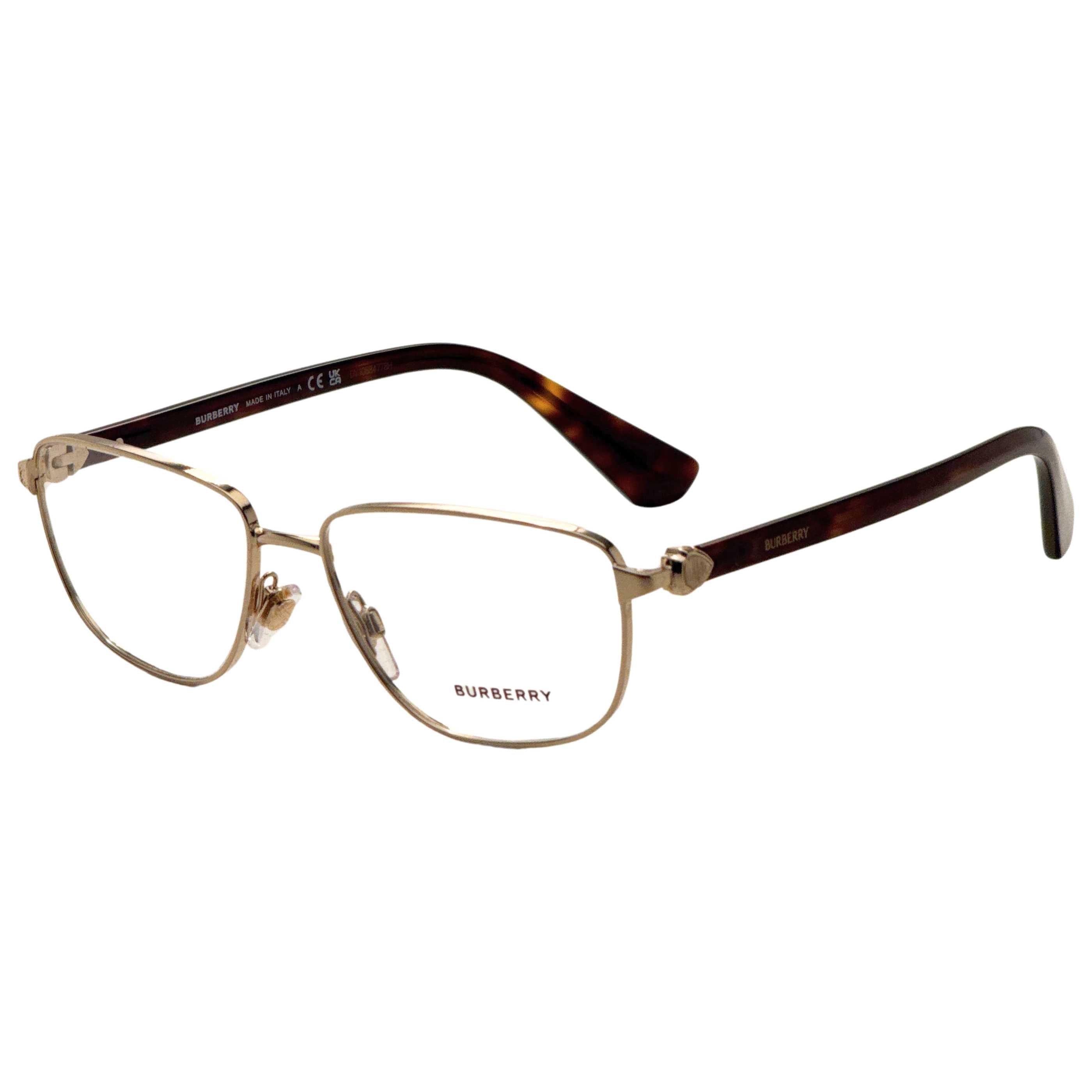 Gafas Oftálmicas Burberry Dorado Rectangular BE1393-1109-55