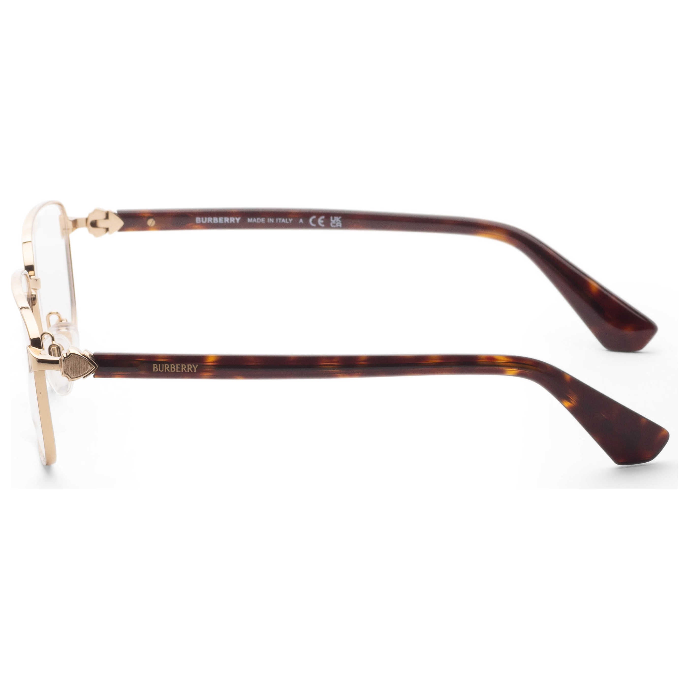 Gafas Oftálmicas Burberry Dorado Aviador BE1393-1109-57