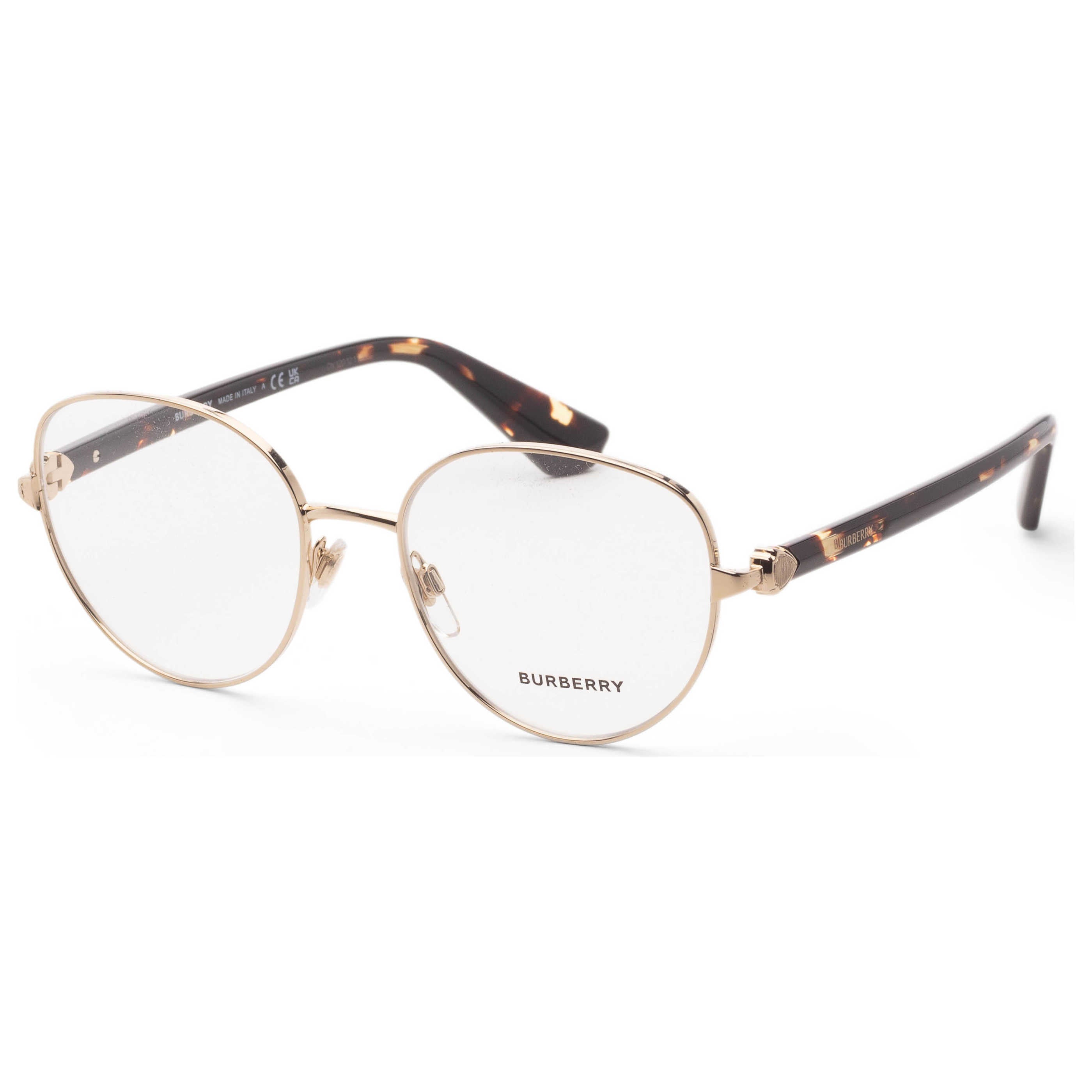 Gafas Oftálmicas Burberry Dorado Ovalada BE1394-1109-53