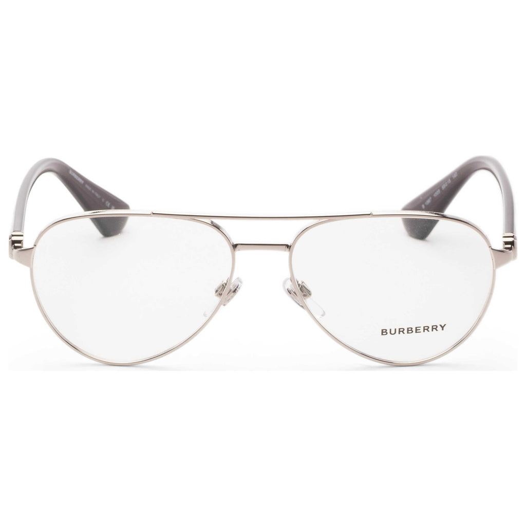 Gafas Oftálmicas Burberry Plateado Aviador BE1397-1005-55