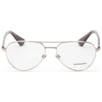 Gafas Oftálmicas Burberry Plateado Aviador BE1397-1005-55