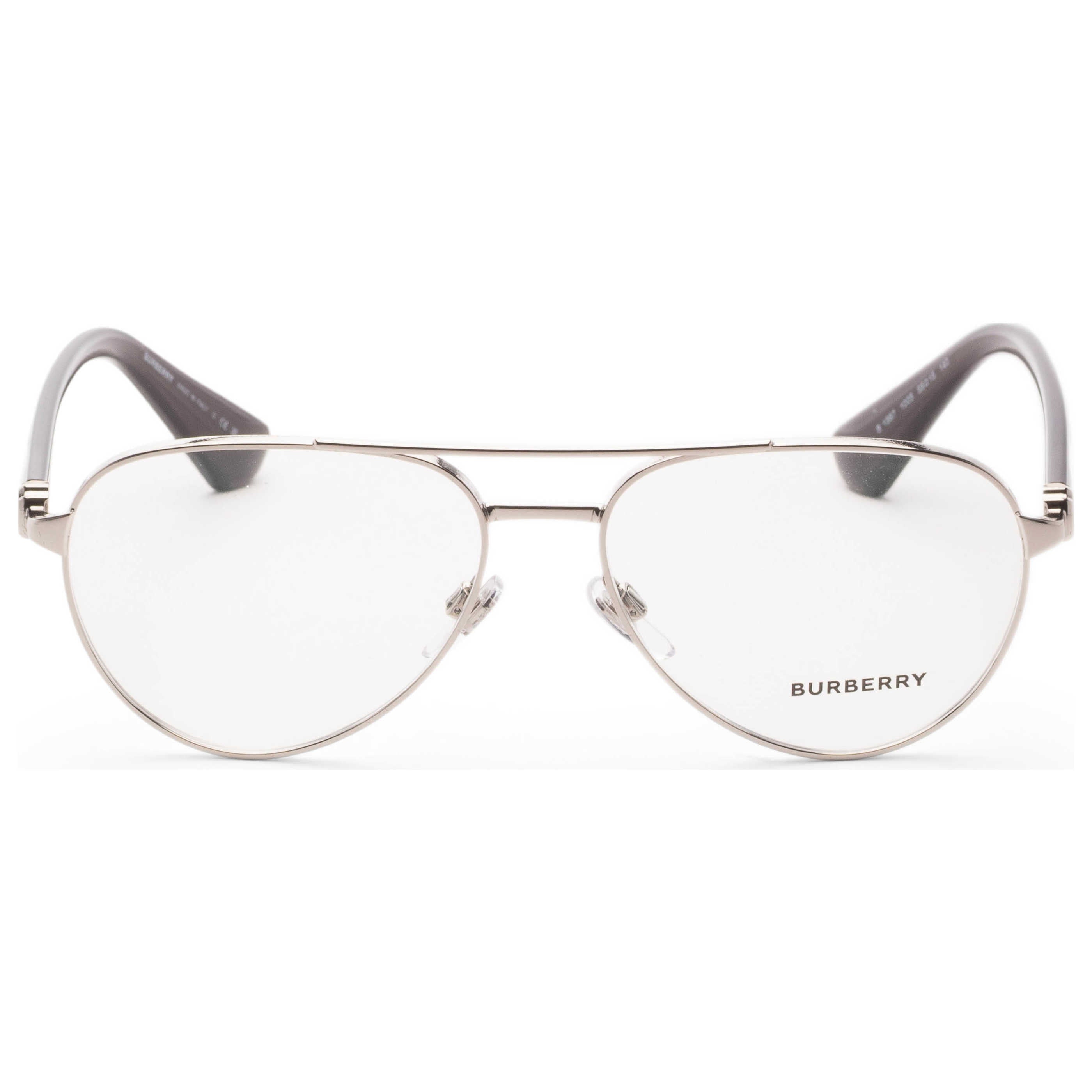 Gafas Oftálmicas Burberry Plateado Aviador BE1397-1005-55