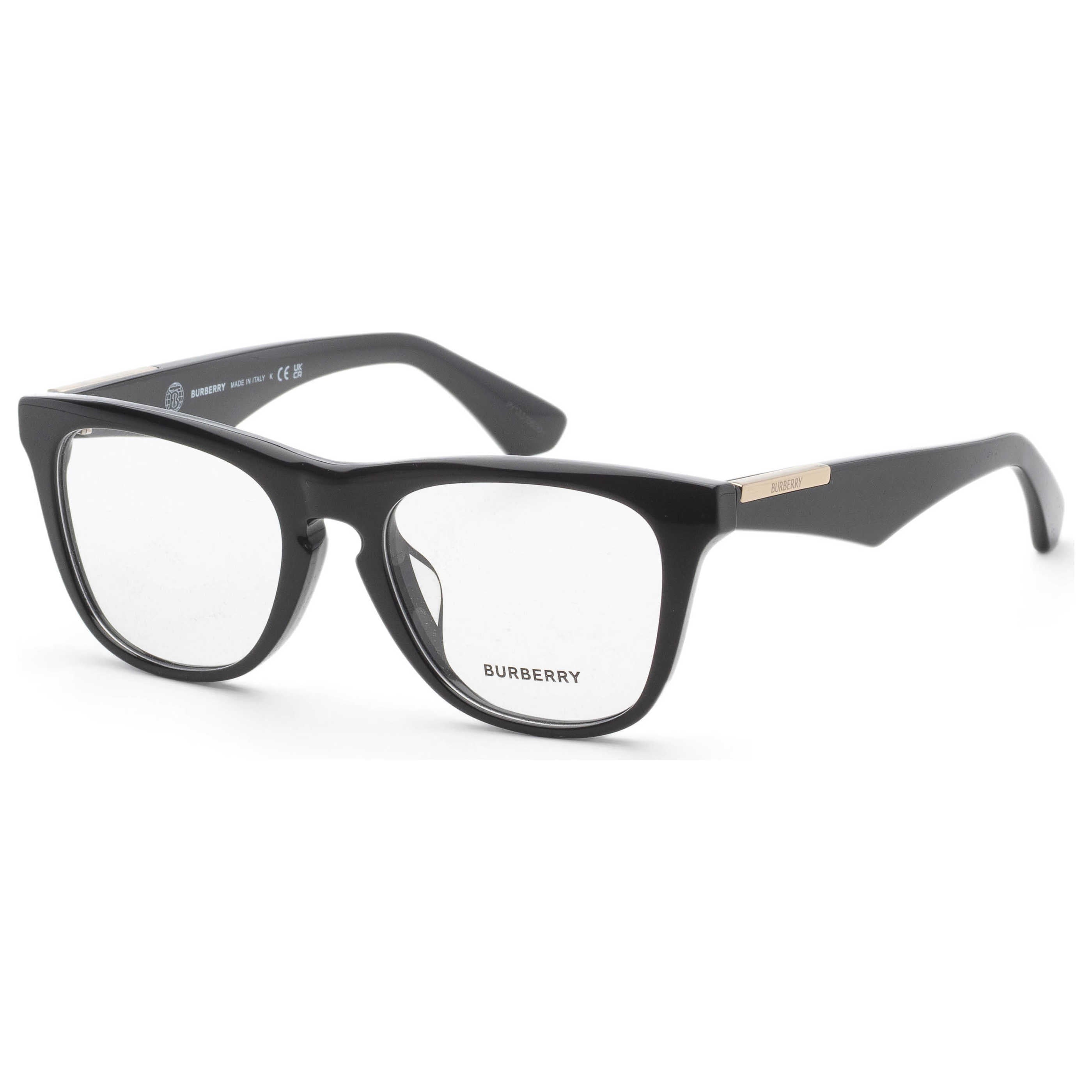 Gafas Oftálmicas Burberry Negro Cuadrada BE2409F-3001-53