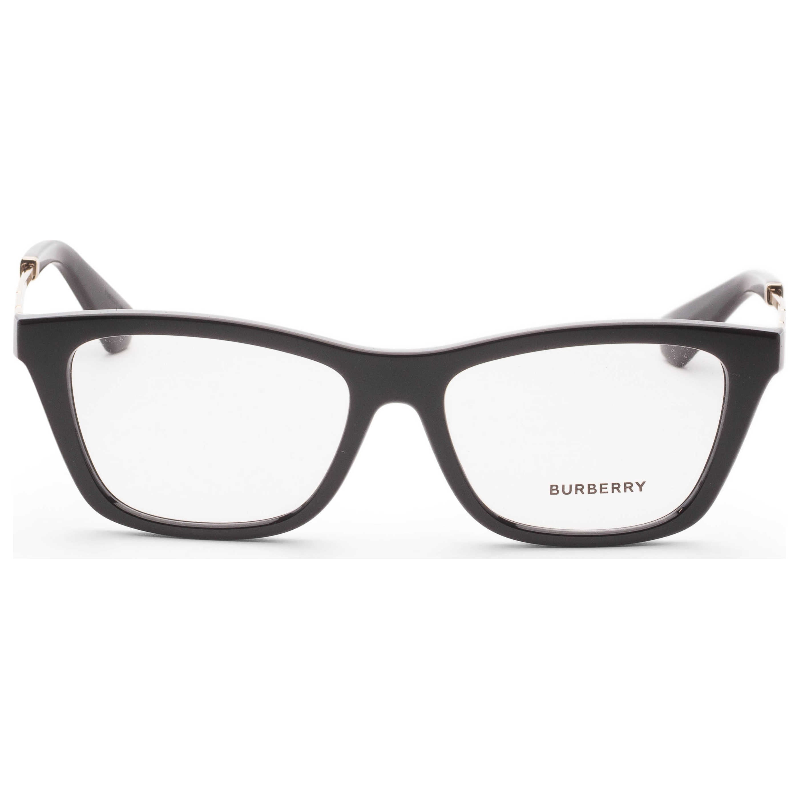 Gafas Oftálmicas Burberry Negro Rectangular BE2442U-3001-54
