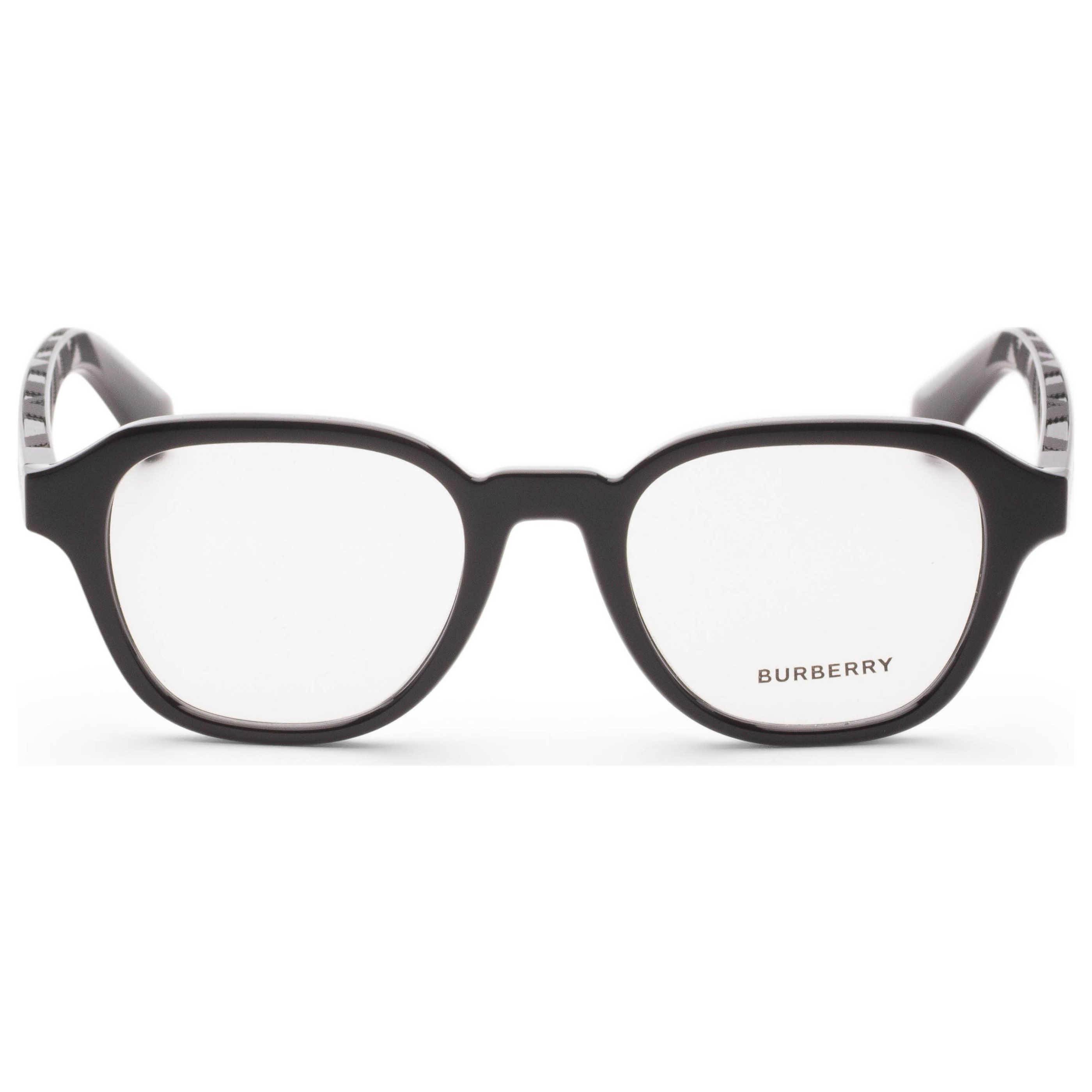 Gafas Oftálmicas Burberry Negro Rectangular BE2444U-3001-49