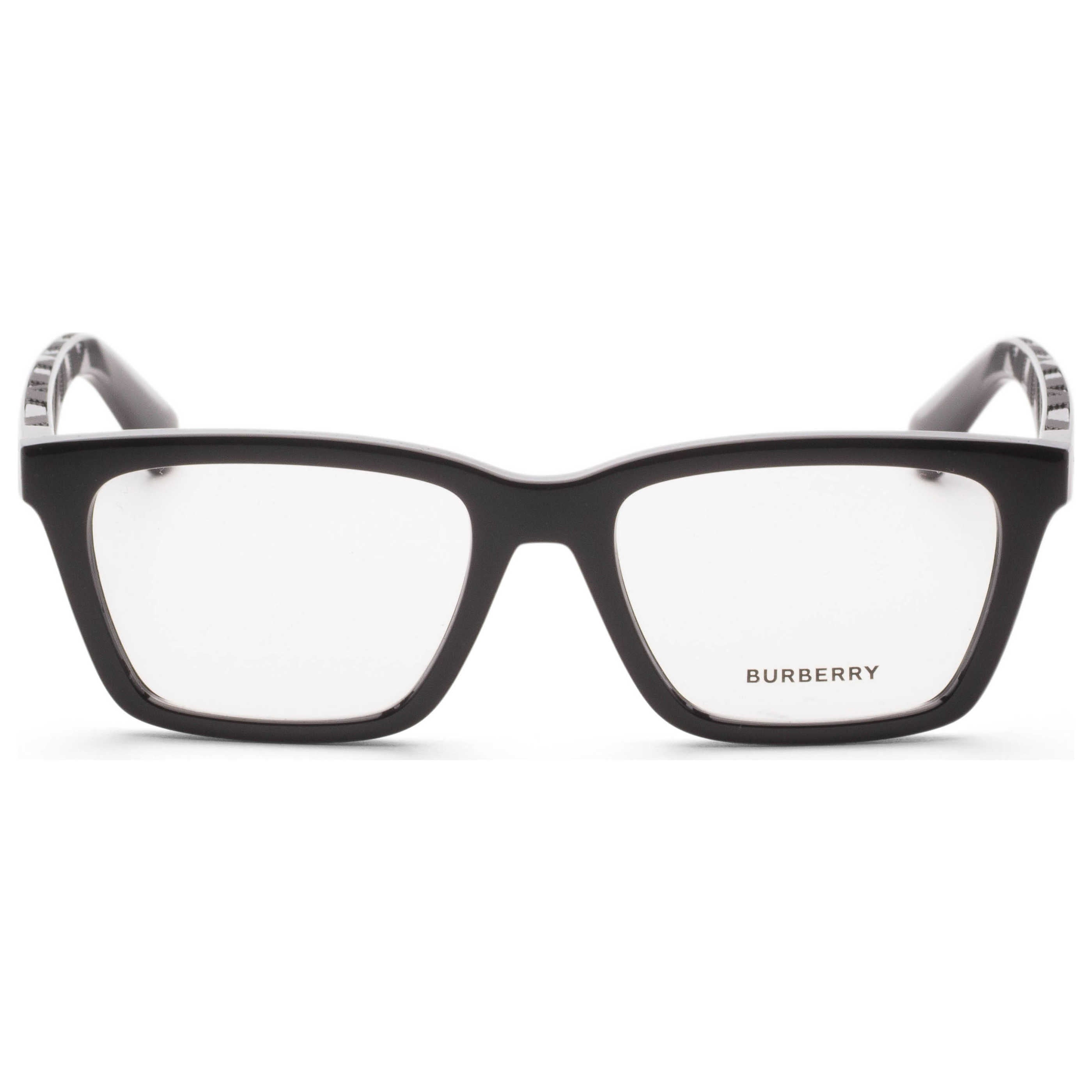 Gafas Oftálmicas Burberry Negro Cuadrada BE2446U-3001-53