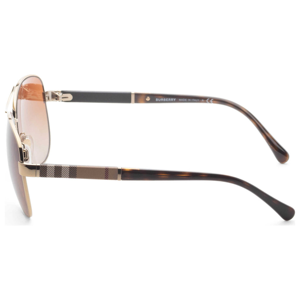 Gafas de Sol Burberry Dorado Aviador BE3080-114513-59