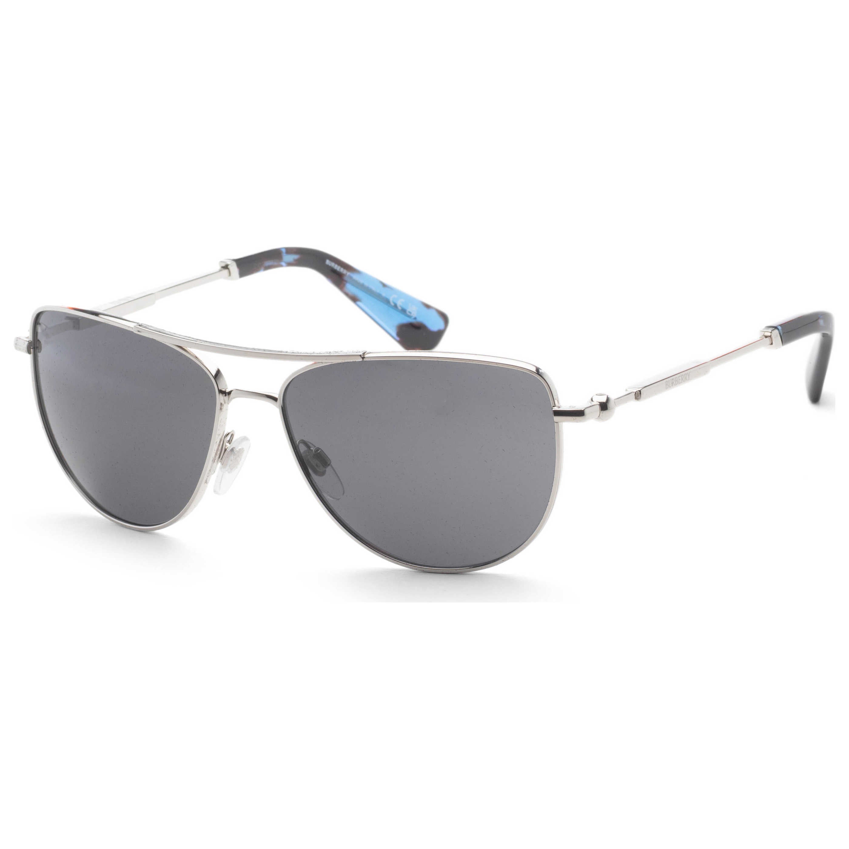 Gafas de Sol Burberry Plateado Aviador BE3149-100587-60