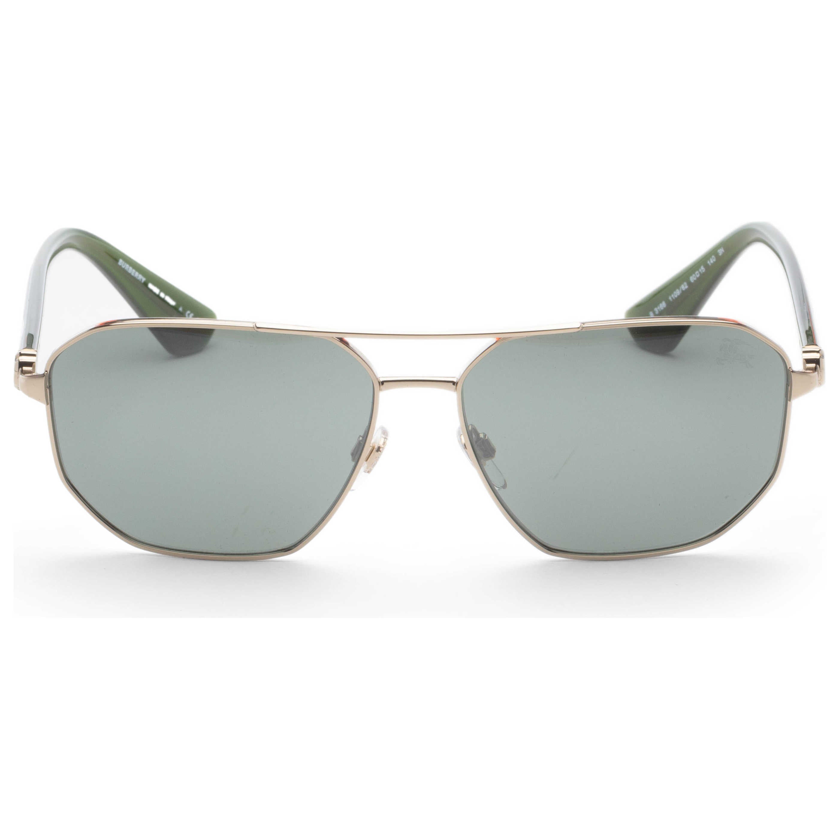 Gafas de Sol Burberry Dorado Aviador BE3166-110982-60