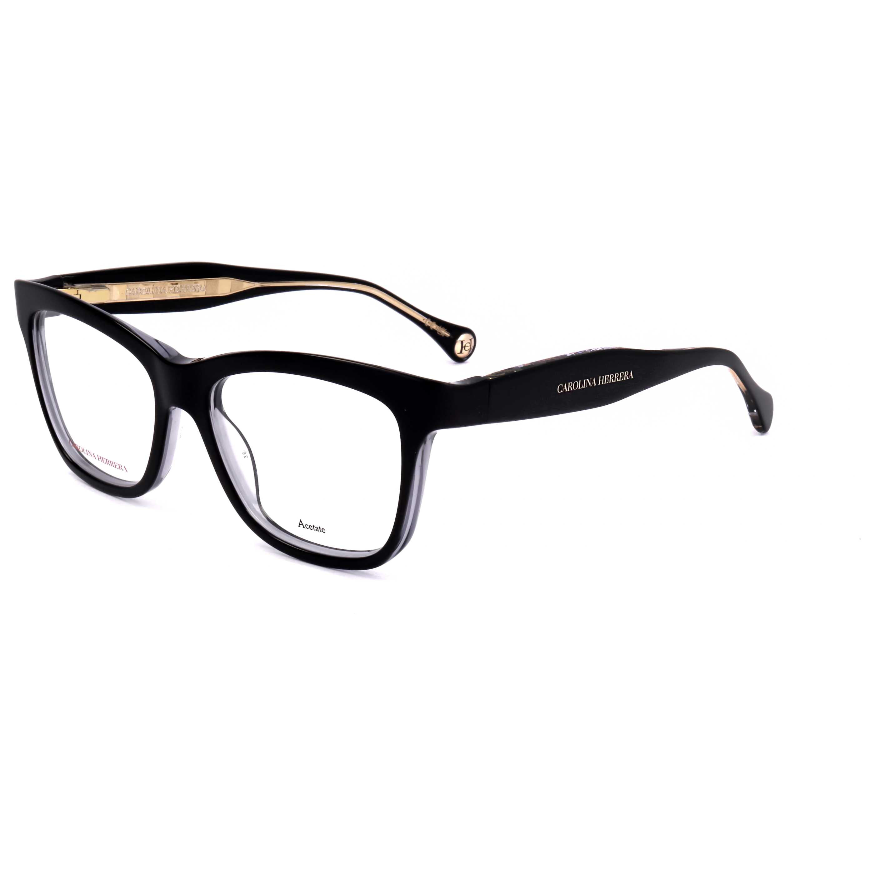Gafas Oftálmicas Carolina Herrera Negro Rectangular CH0016-08A-52