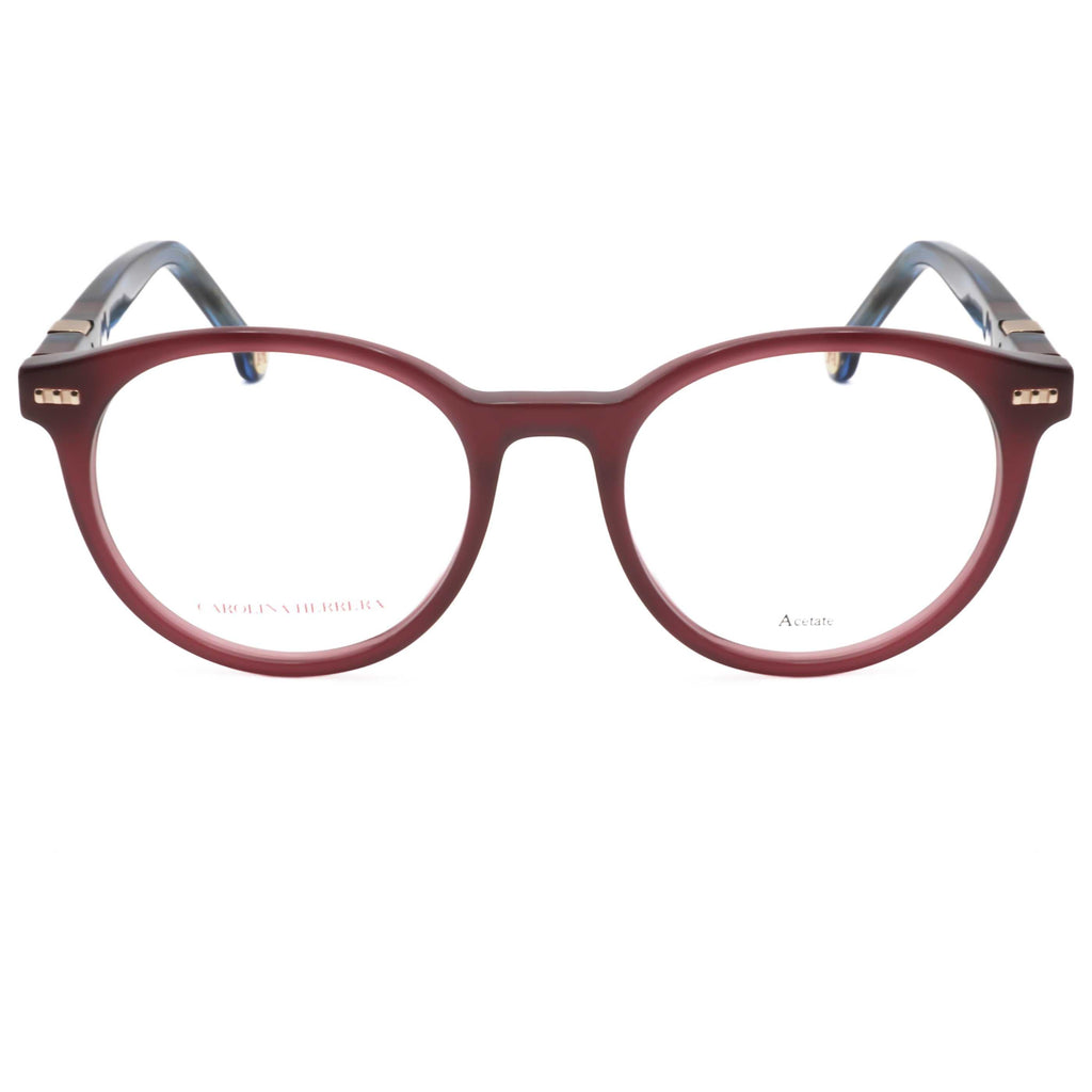Gafas Oftálmicas Carolina Herrera Rojo Redonda CH0049-XAE-50