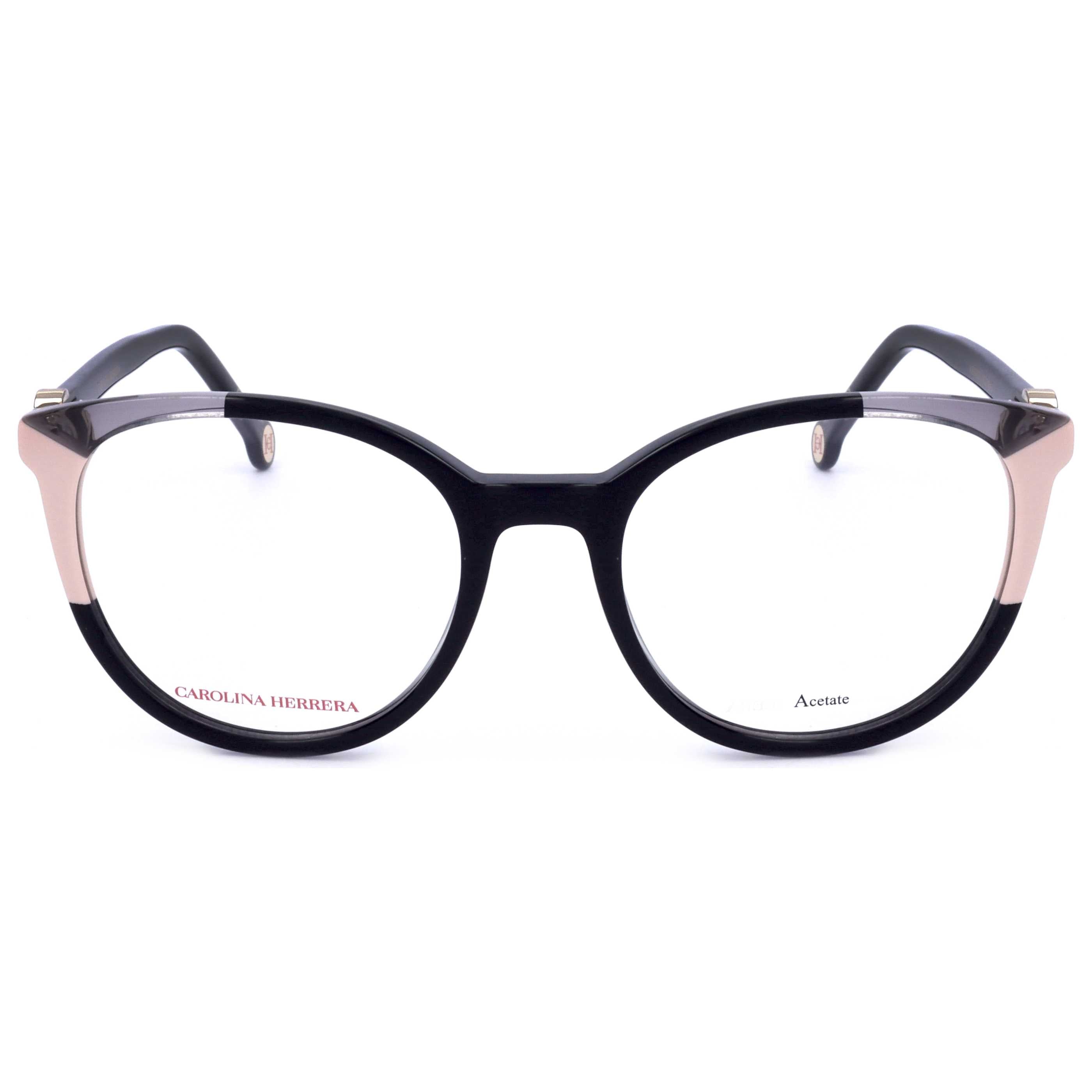 Gafas Oftálmicas Carolina Herrera Negro Redonda CH0056-0KDX-00