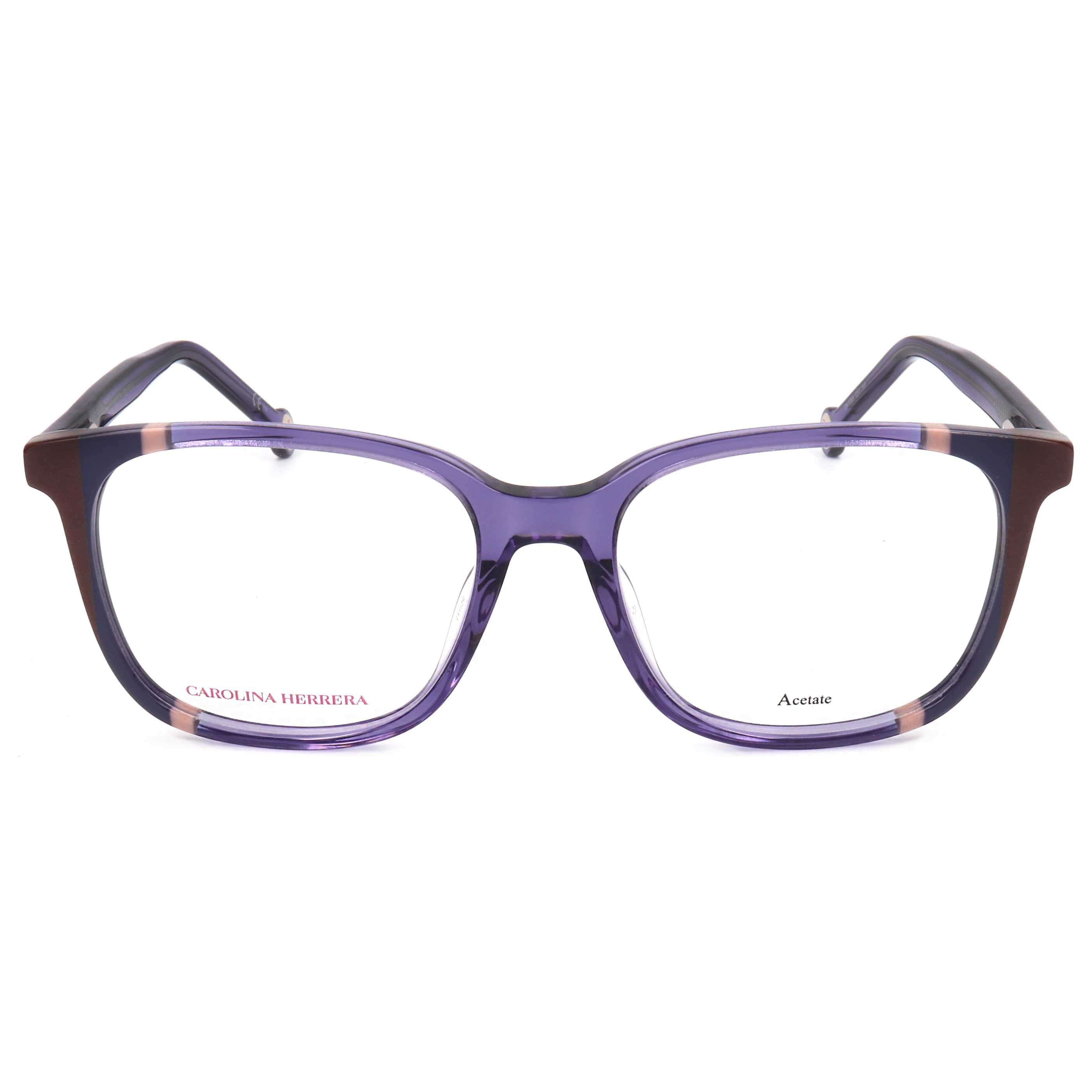 Gafas Oftálmicas Carolina Herrera Morado Cuadrada CH0065-E53-52