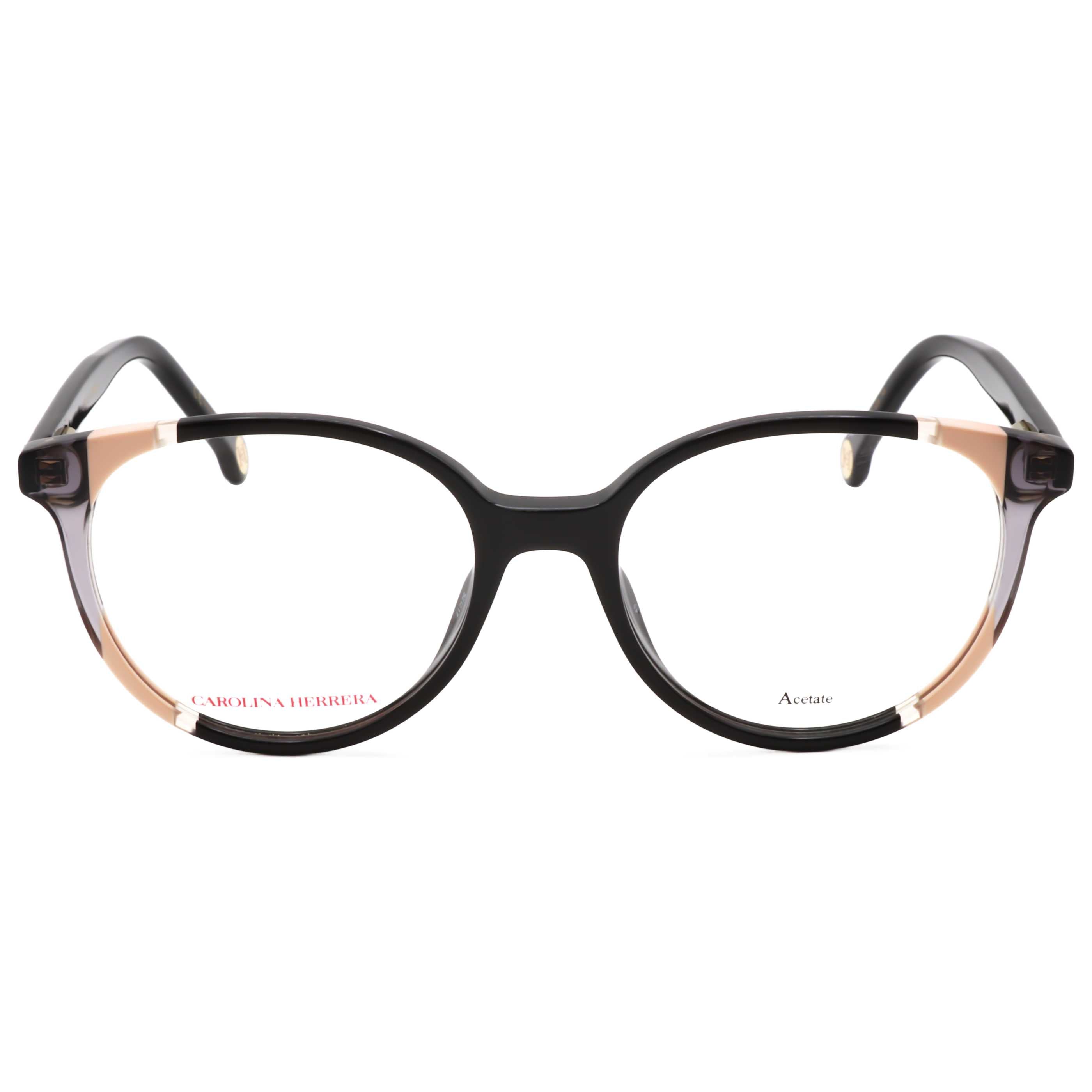 Gafas Oftálmicas Carolina Herrera Negro Redonda CH0067-KDX-52