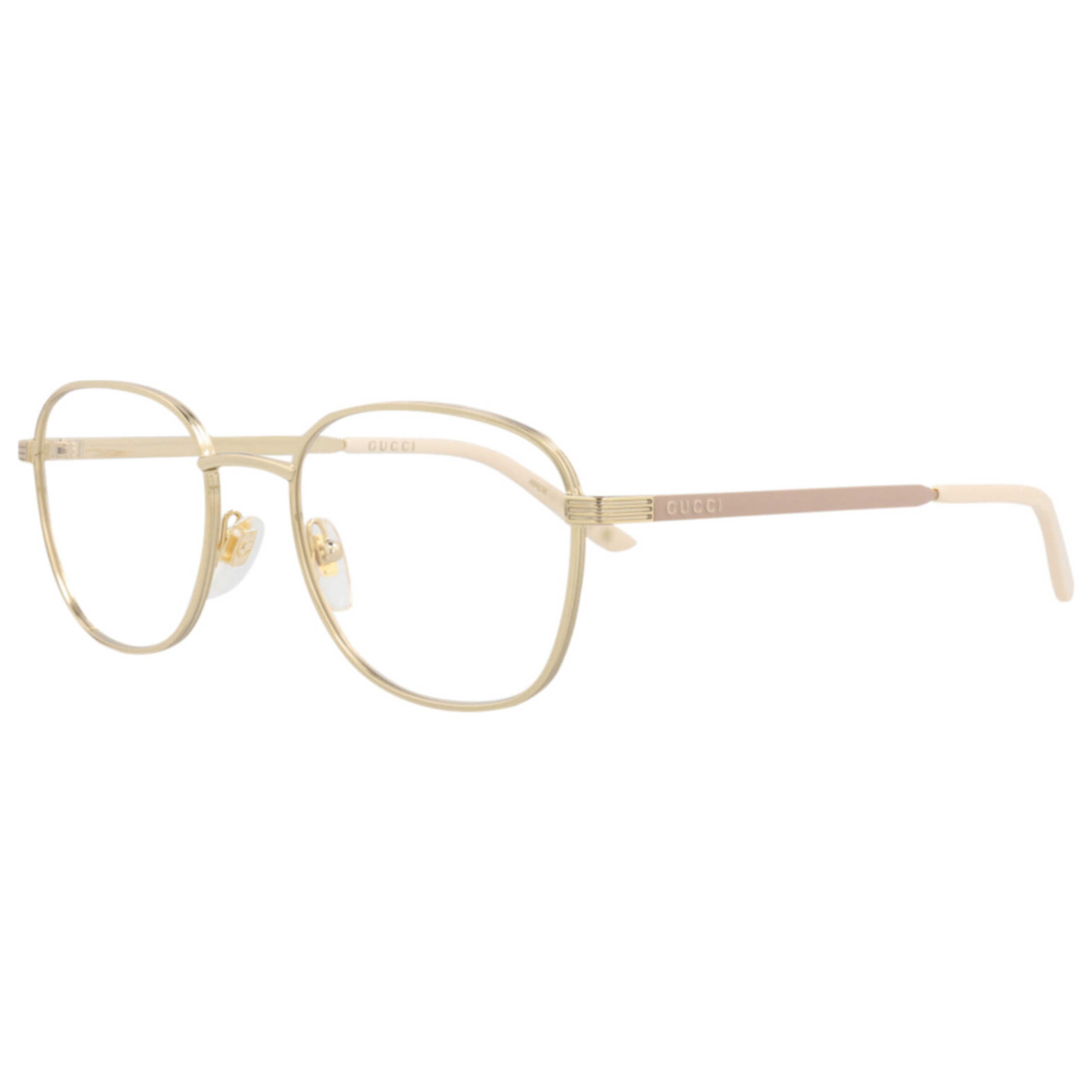 Gafas Oftálmicas Gucci Dorado Cuadrada GG0805O-30009509-003