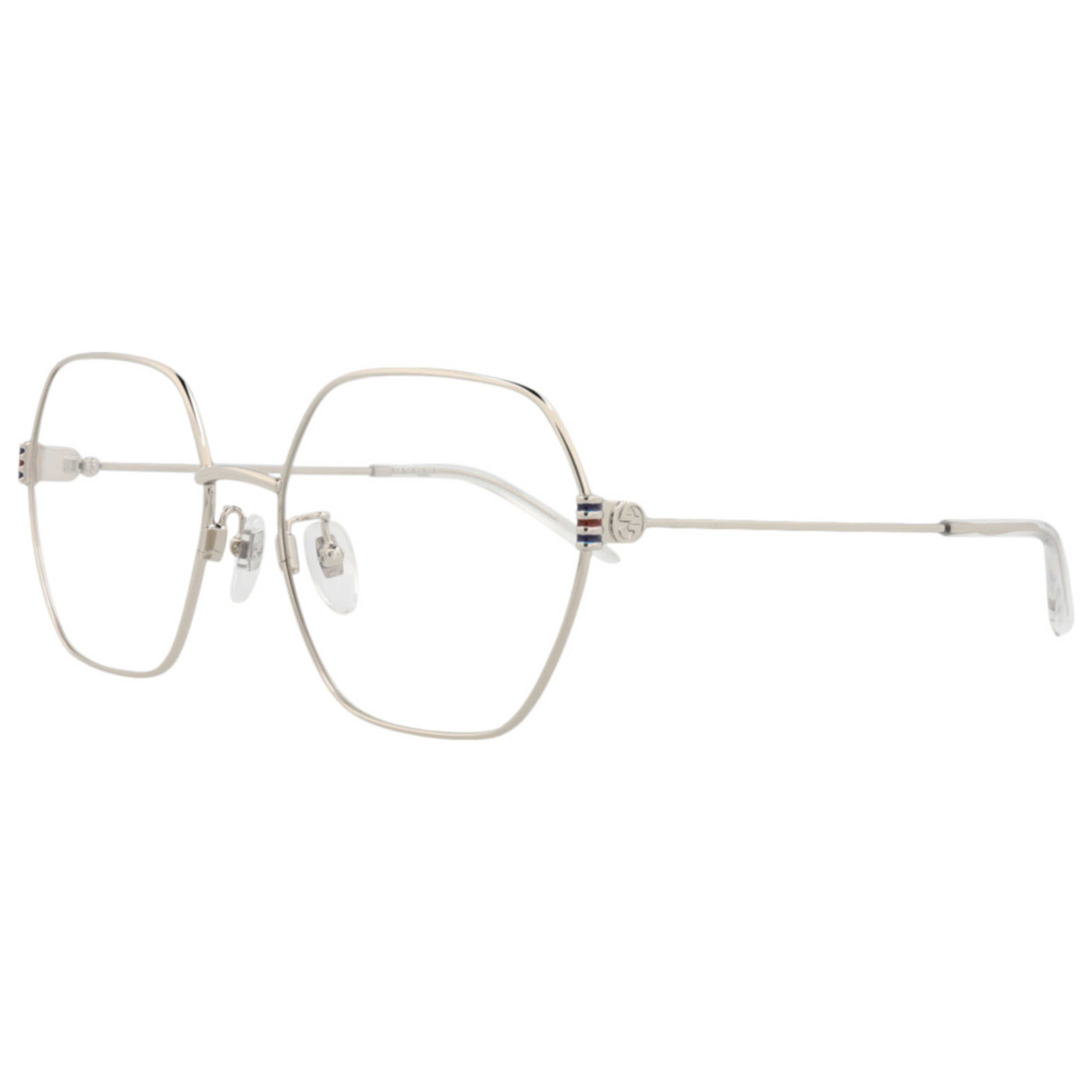Gafas Oftálmicas Gucci Plateado Cuadrada GG1285O-30013887-002