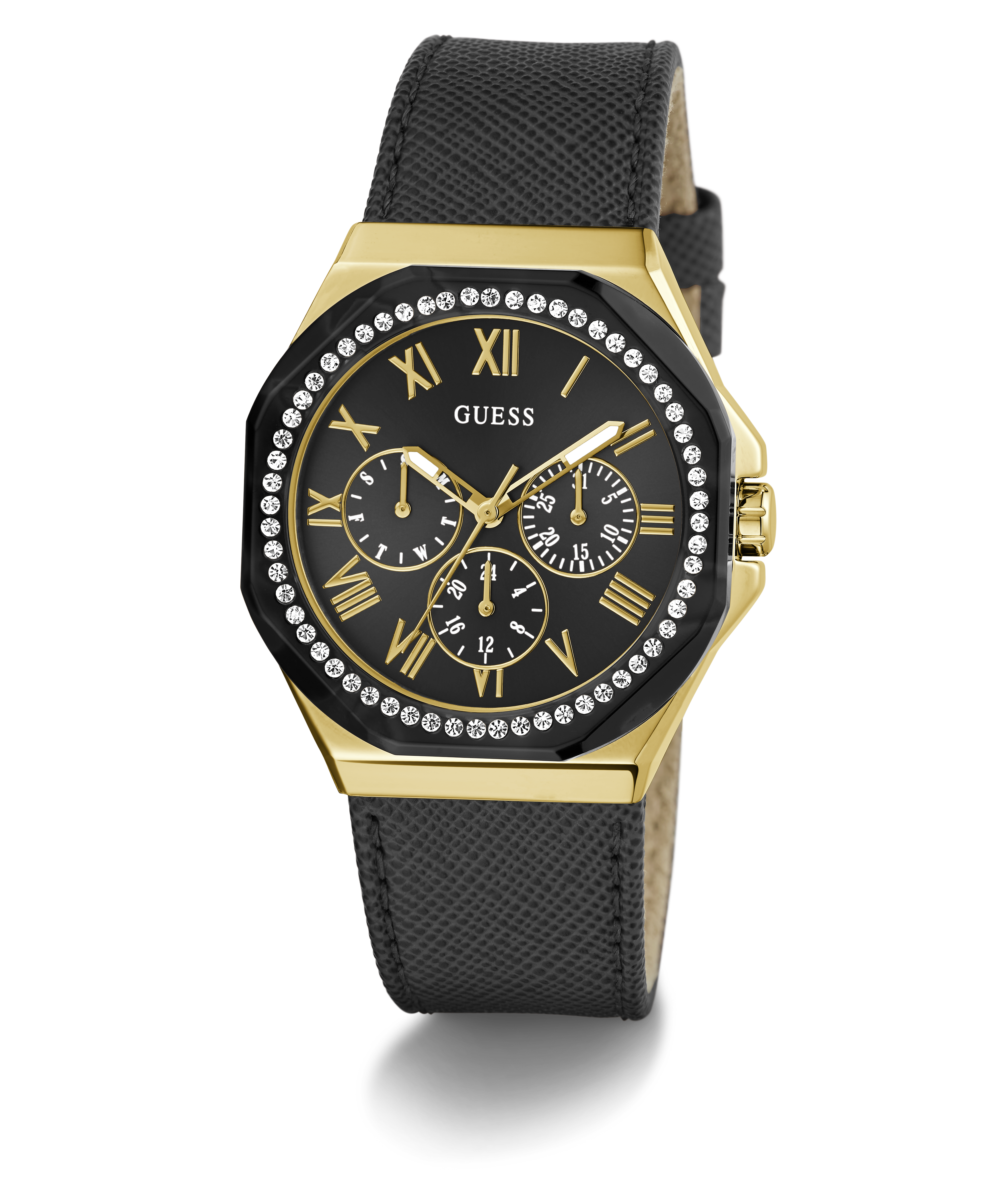 Reloj GUESS Glaze GW0753L4 vista angulo