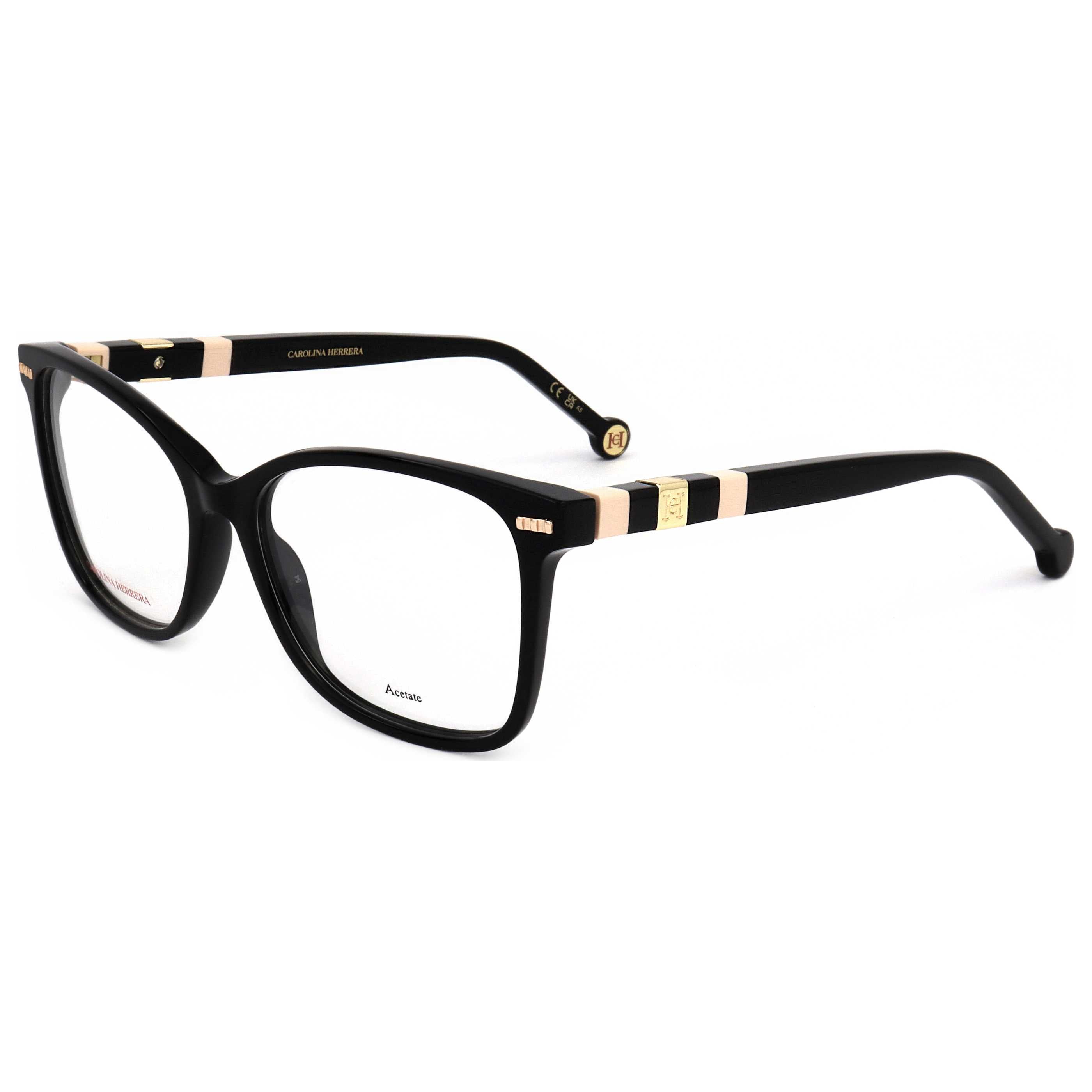 Gafas Oftálmicas Carolina Herrera Negro Cuadrada HER0108-KDX-54