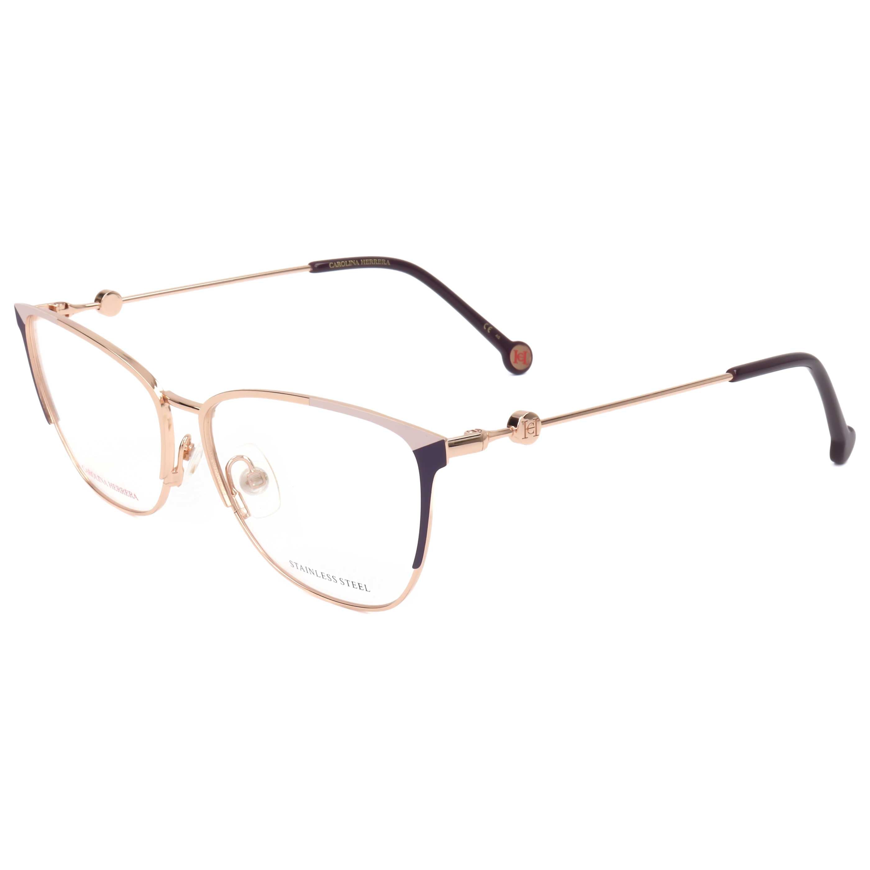 Gafas Oftálmicas Carolina Herrera Dorado Cuadrada HER0116-S9E-57