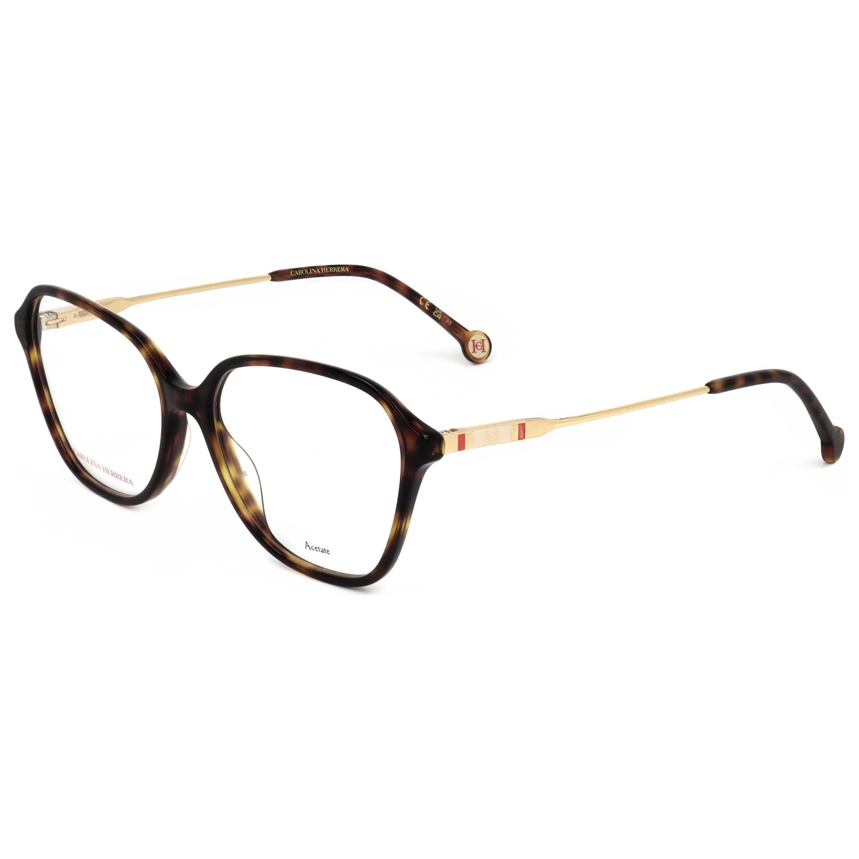 Gafas Oftálmicas Carolina Herrera Marrón Cuadrada HER0117-086-55