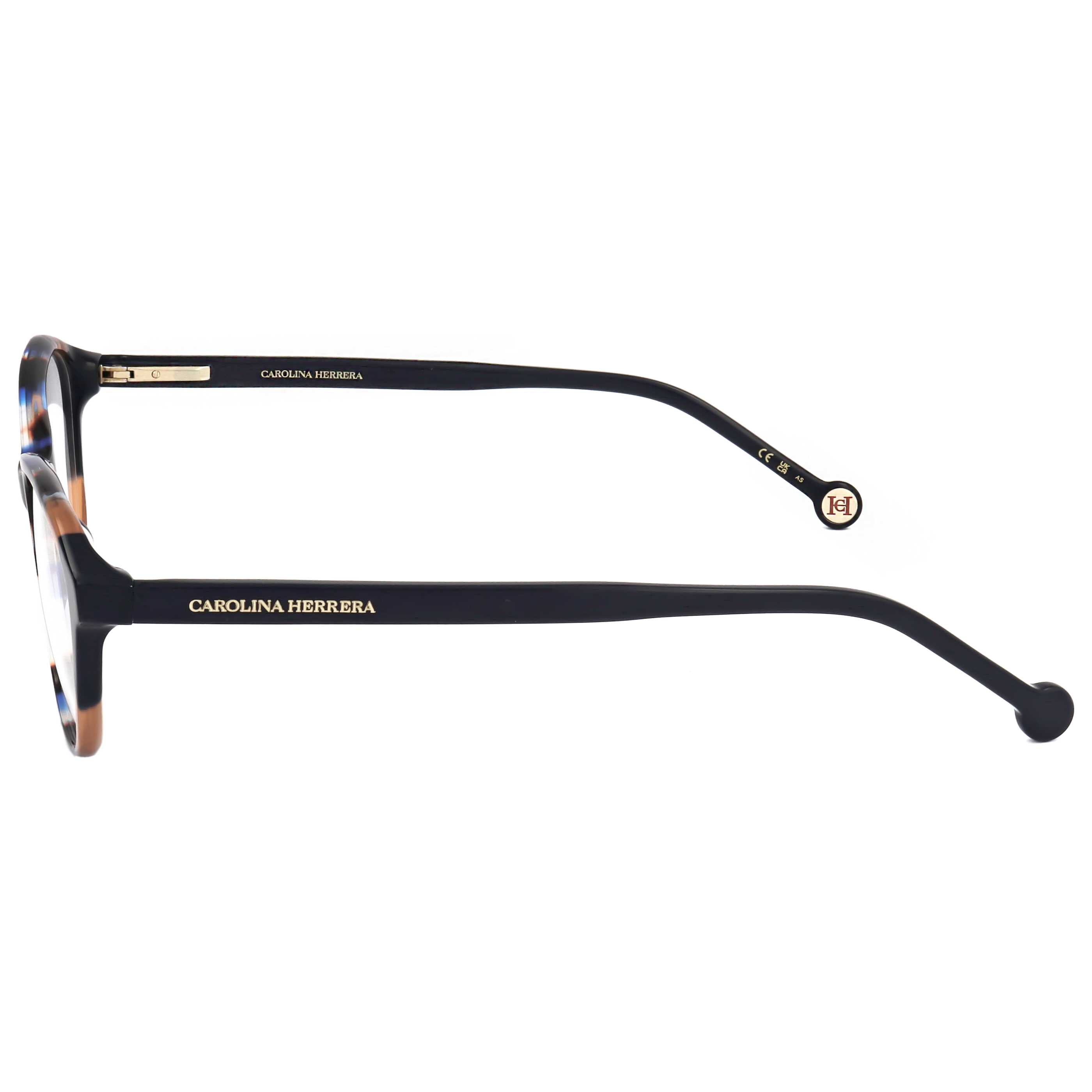 Gafas Oftálmicas Carolina Herrera Azul Geométrica HER0122-1BC-55