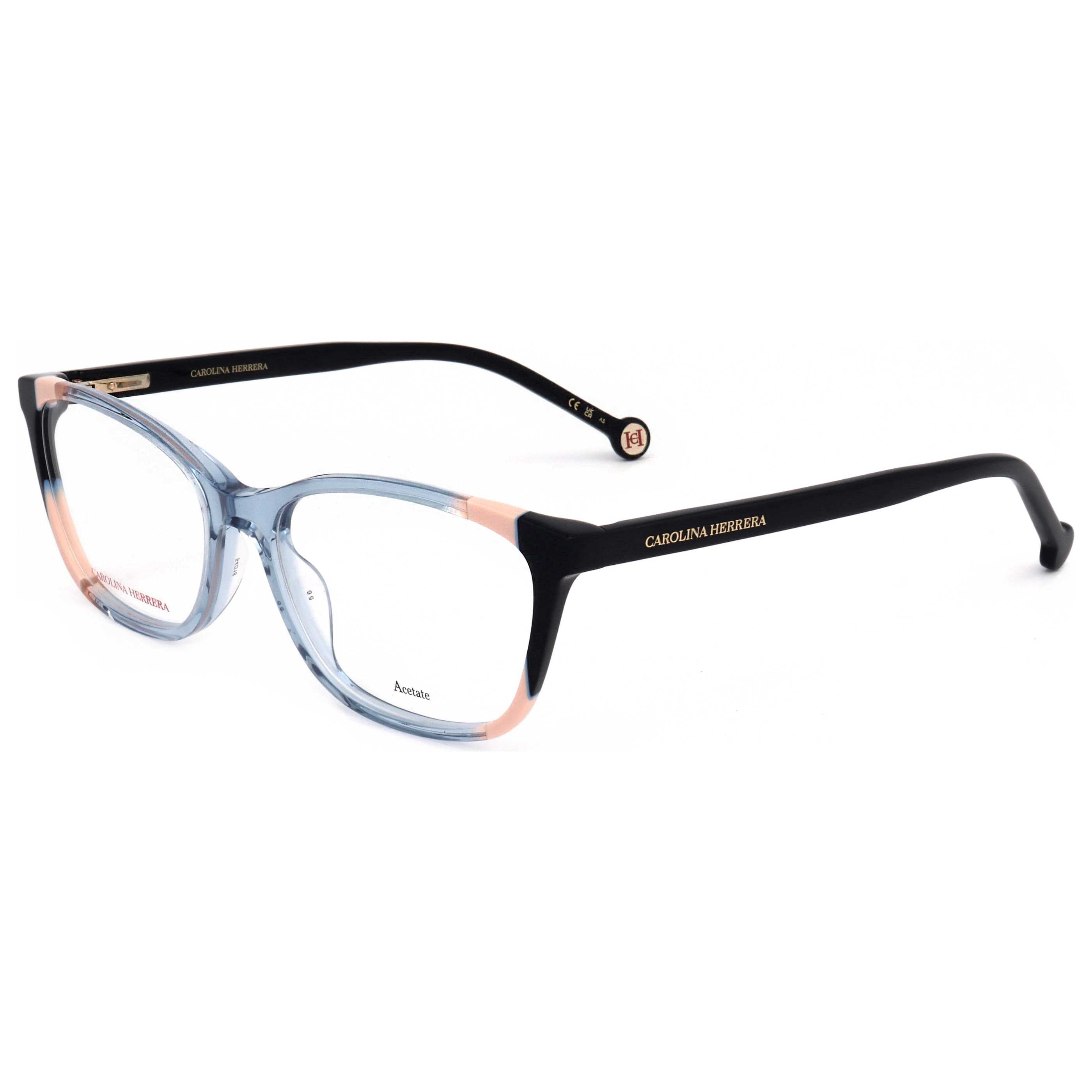 Gafas Oftálmicas Carolina Herrera Azul Rectangular HER0124-1ZN-54